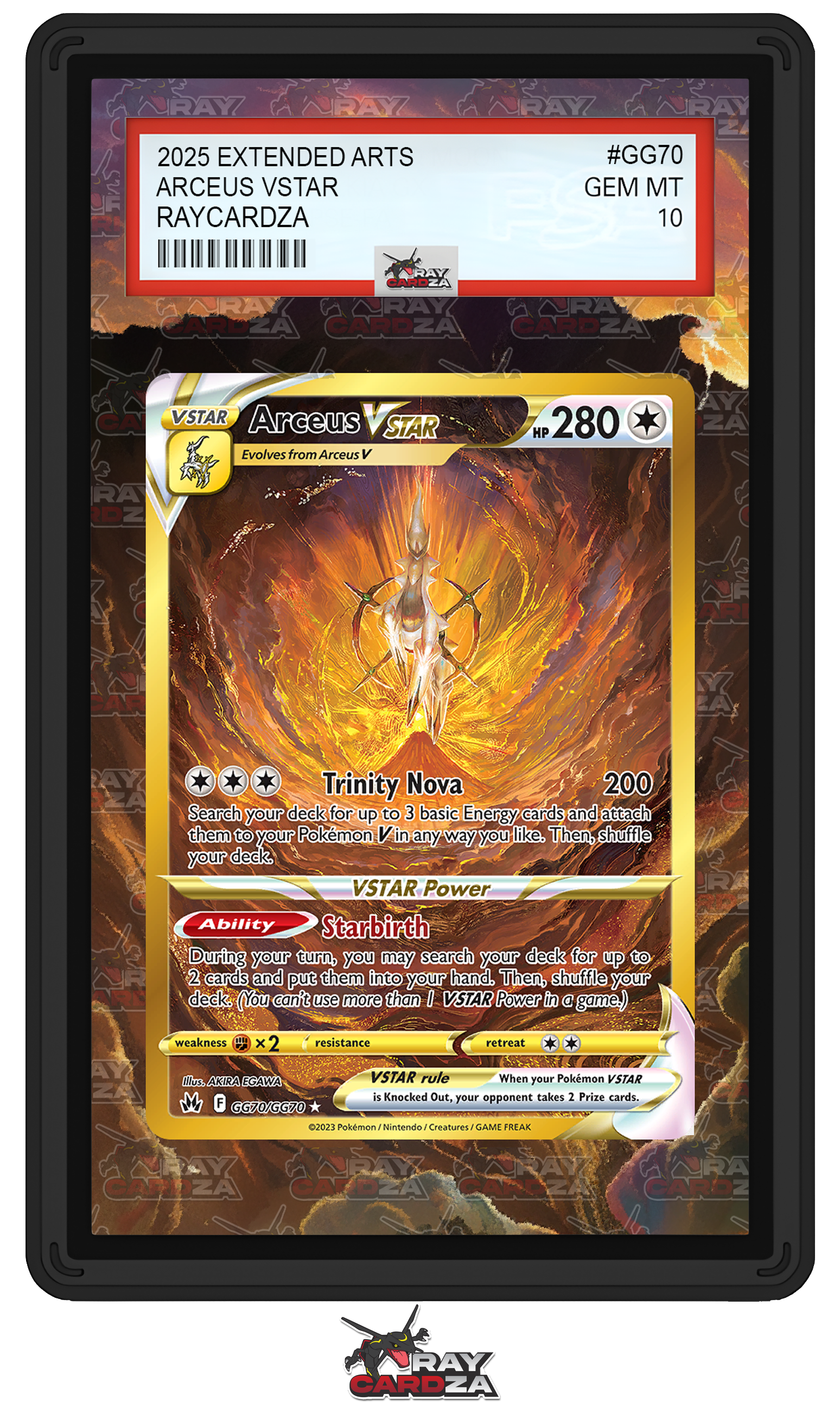 Arceus VSTAR #GG70 EXTENDED ART – Raycardza