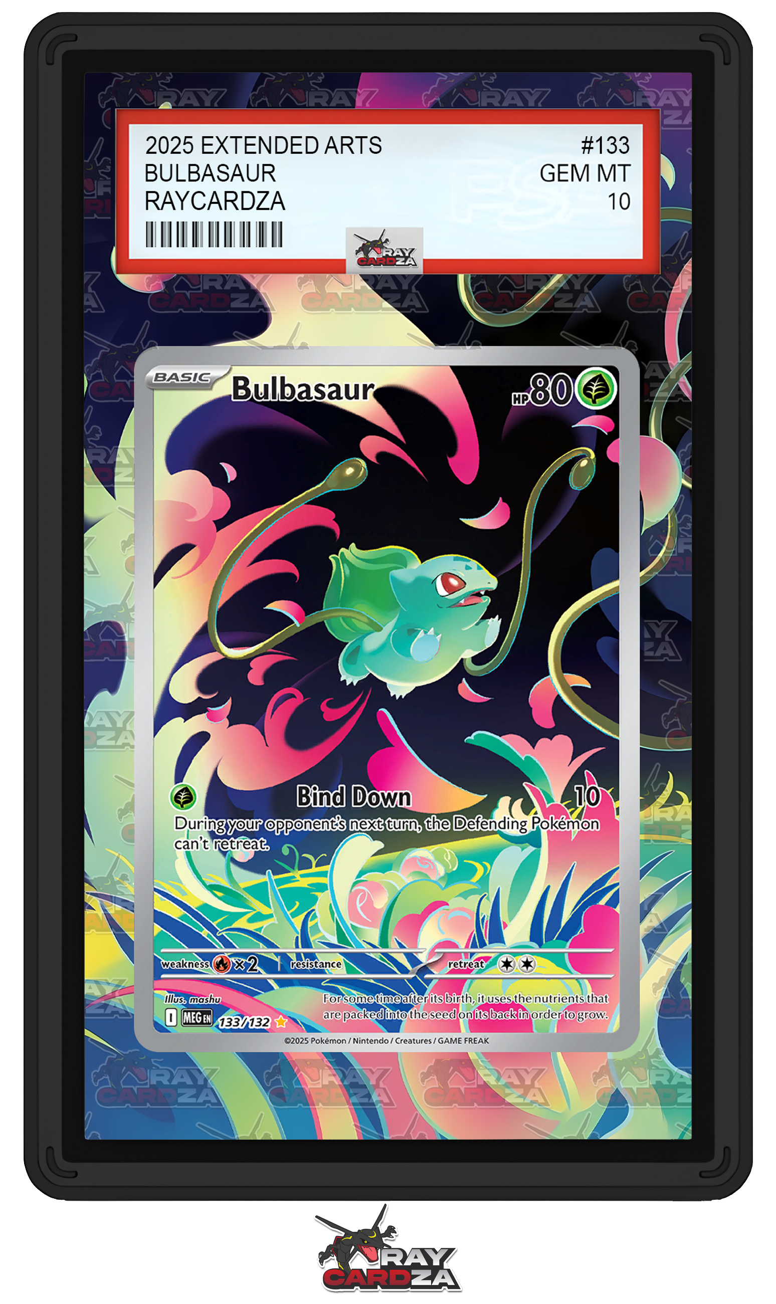 bulbasaur full art pokemon card Bulbasaur #133 EXTENDED ART – Raycardza