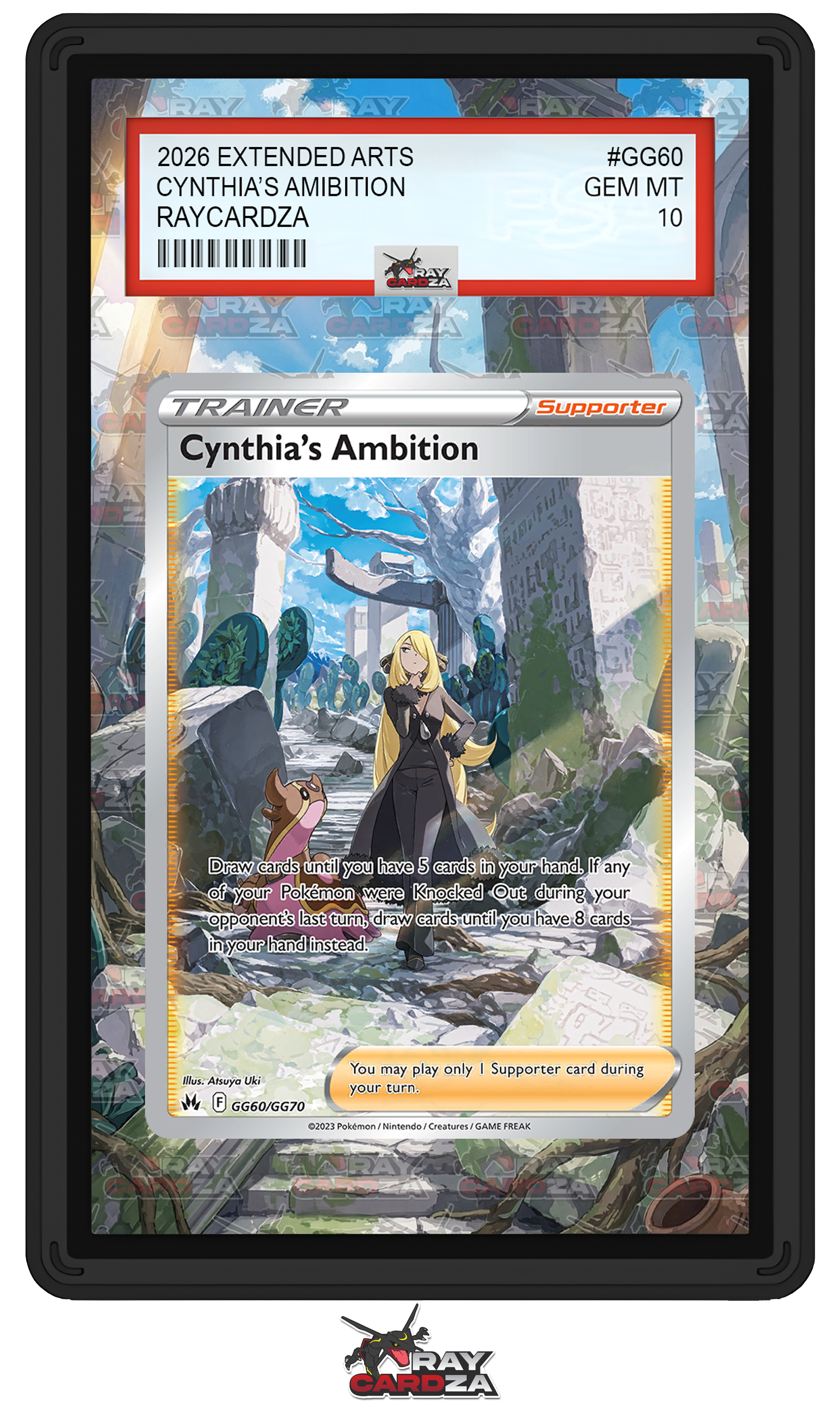 Cynthia's Ambition #GG60 EXTENDED ART Raycardza Cynthia's Ambition #GG60 EXTENDED ART Raycardza