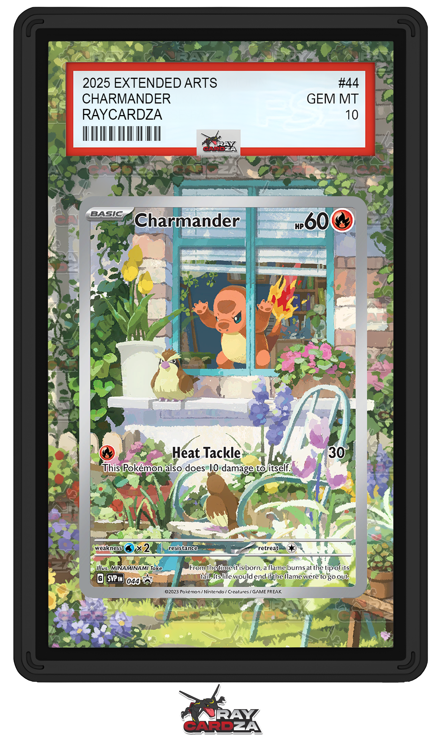 Charmander #44 EXTENDED ART – Raycardza
