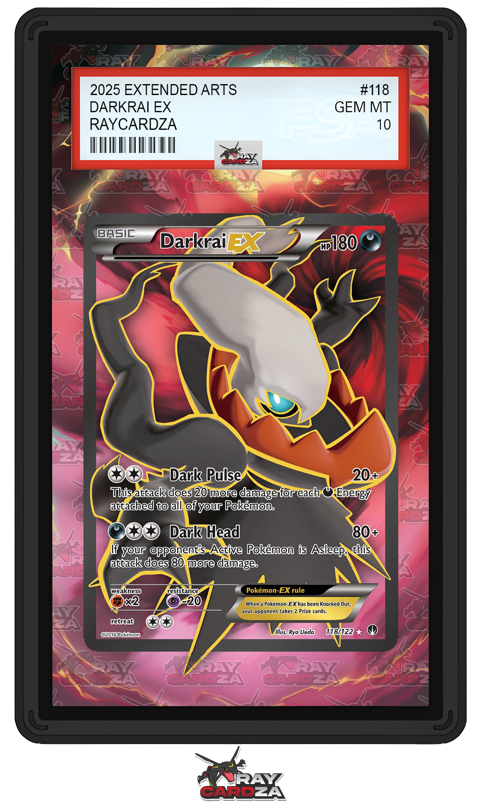 Darkrai EX #118 EXTENDED ART – Raycardza