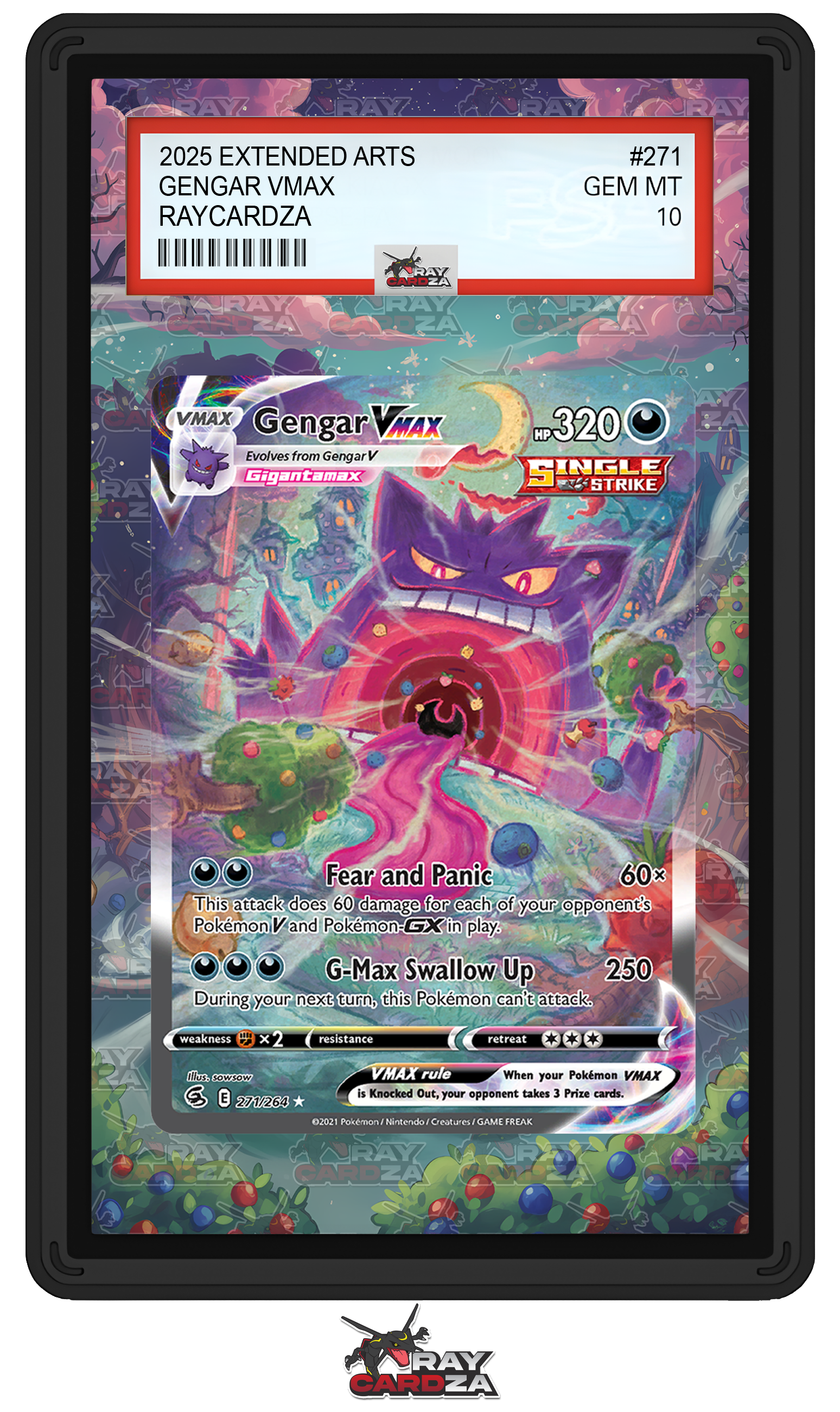 Gengar VMAX #271 EXTENDED ART – Raycardza