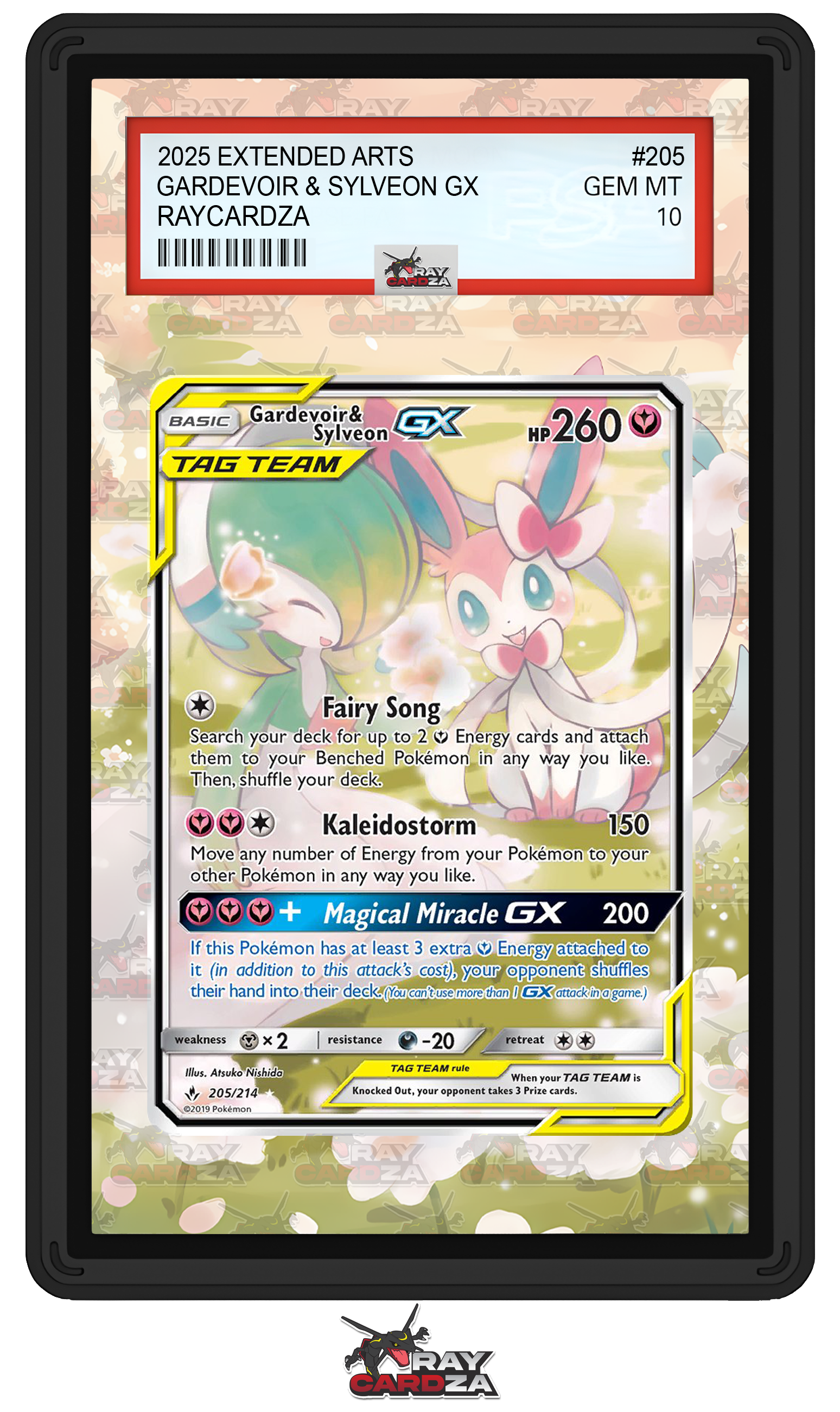 Gardevoir & Sylveon GX #205 EXTENDED ART – Raycardza