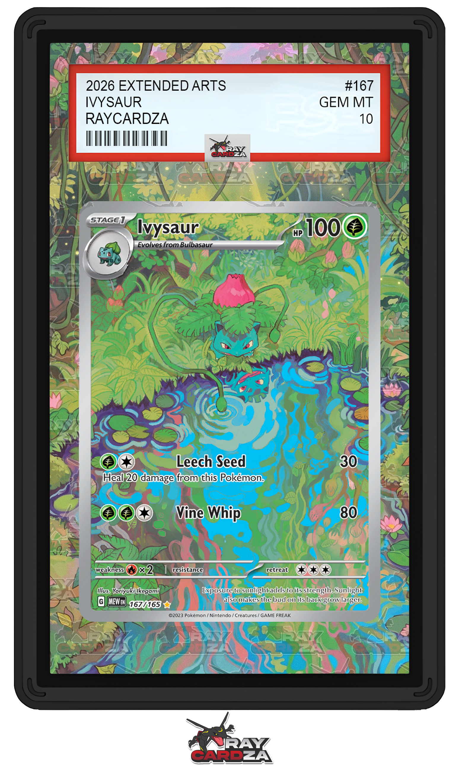 ivysaur pokemon card #167 EXTENDED ART Packing:Case 13807 Population in Higher Pokémon Sealed Product + Japanese Edition