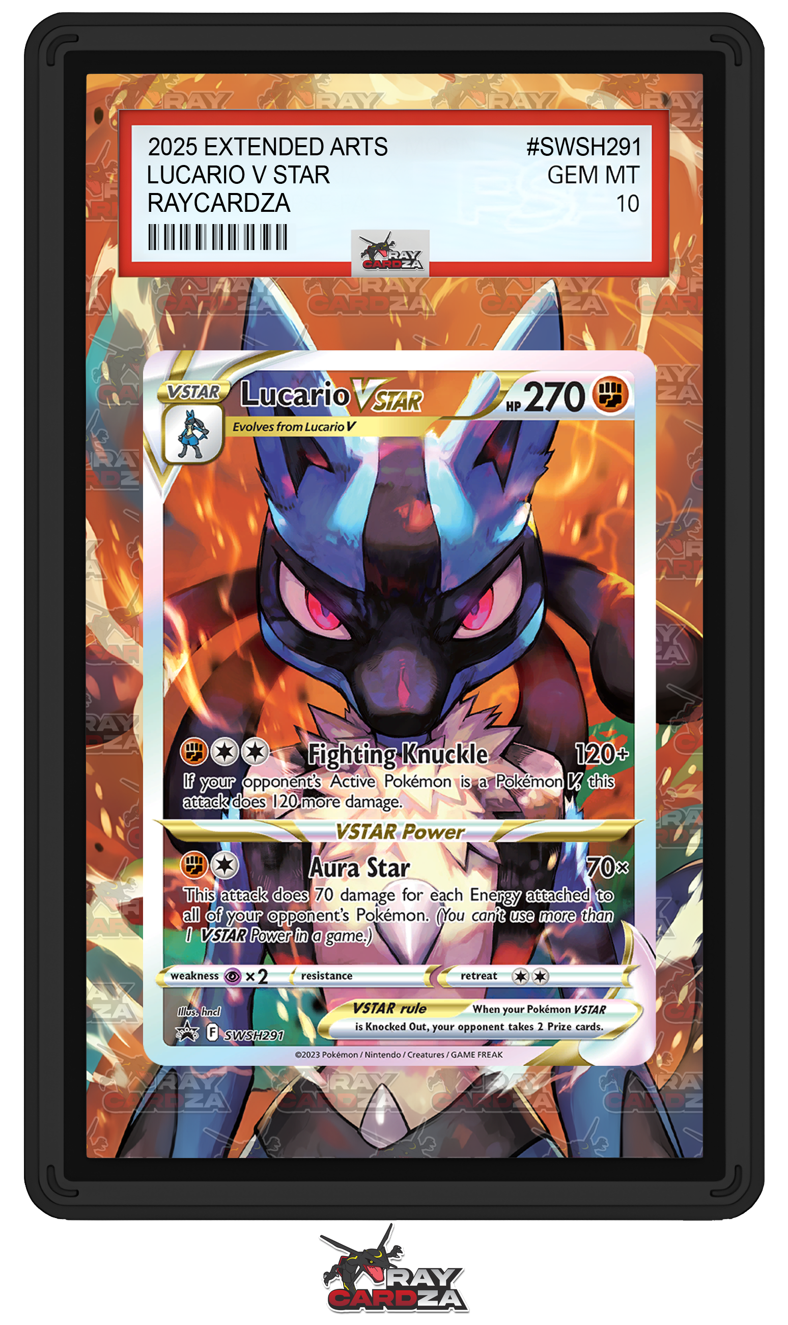 Lucario V STAR #SWSH291 EXTENDED ART Lucario V STAR #SWSH291 EXTENDED ART