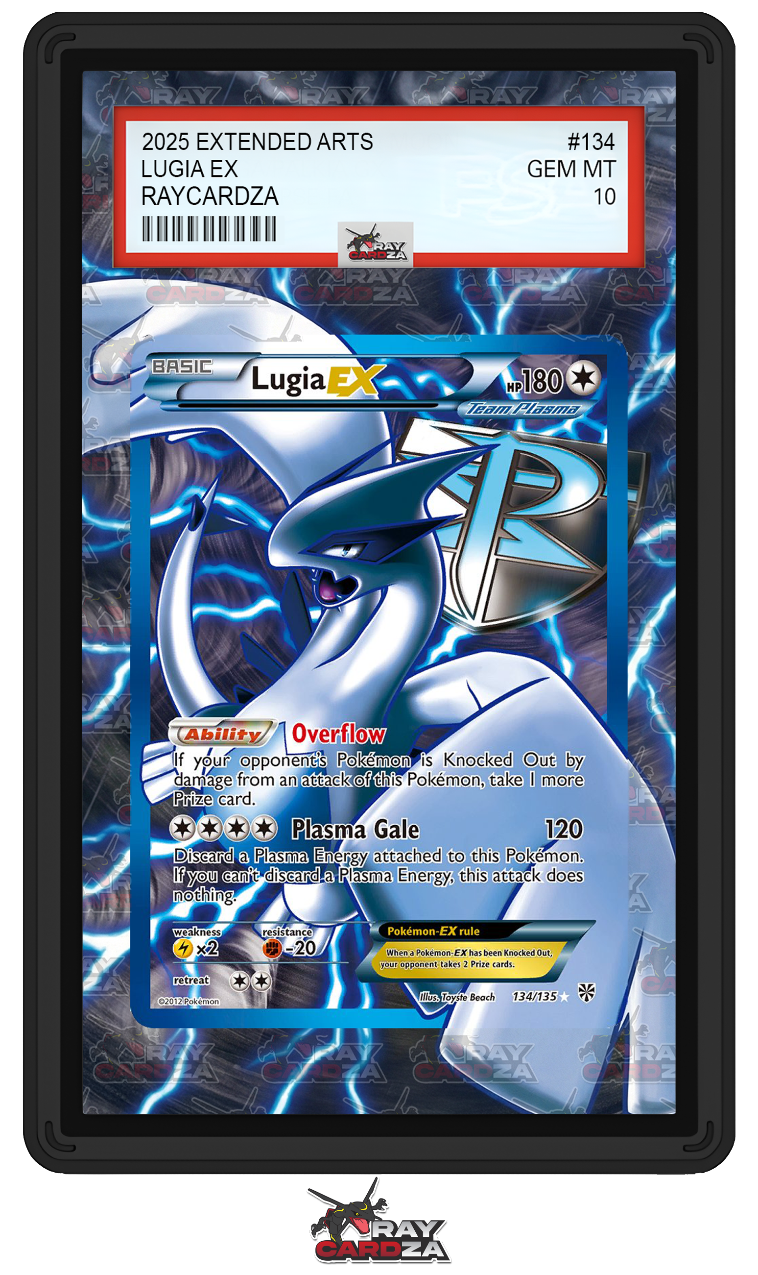 Lugia EX #134 EXTENDED ART – Raycardza