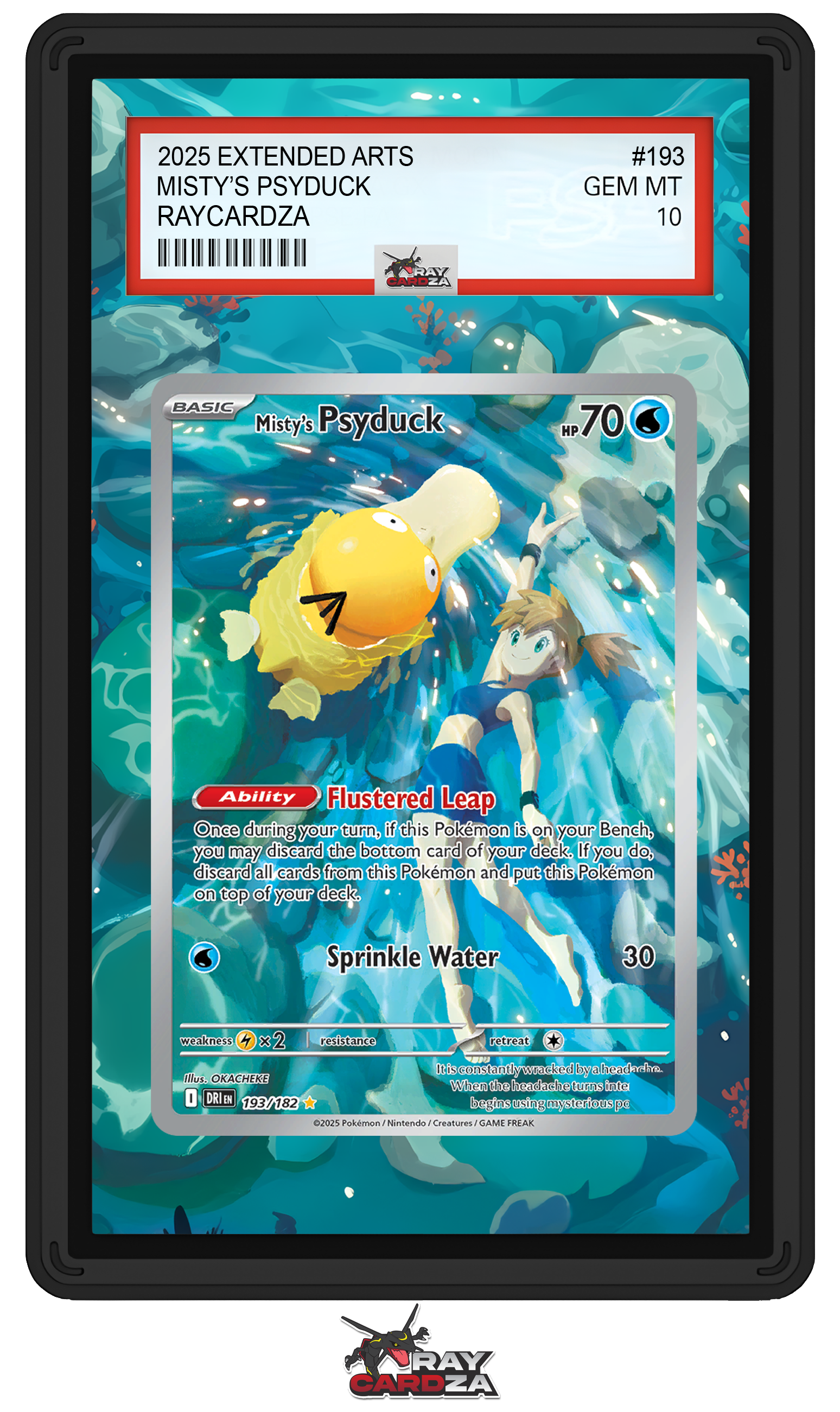 Misty's Psyduck #193 EXTENDED ART – Raycardza