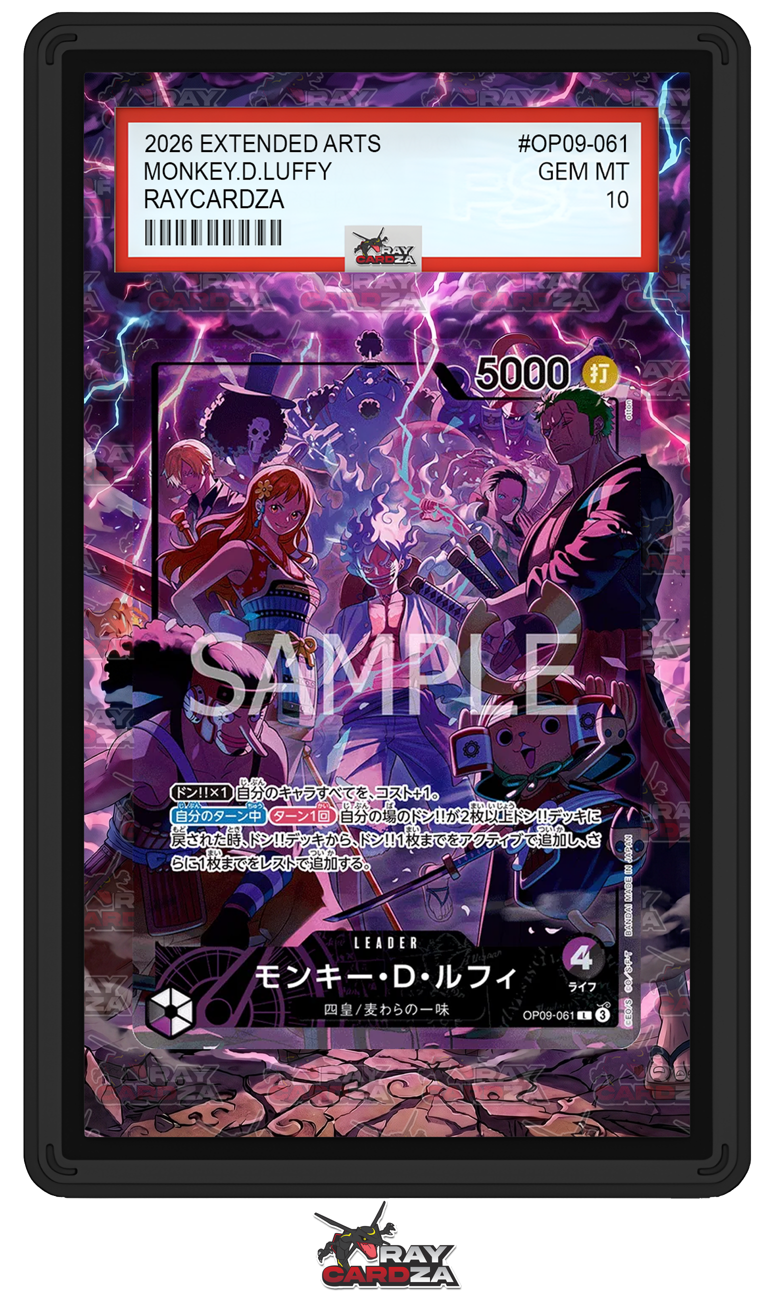 Monkey.D.Luffy #61 EXTENDED ART – Raycardza