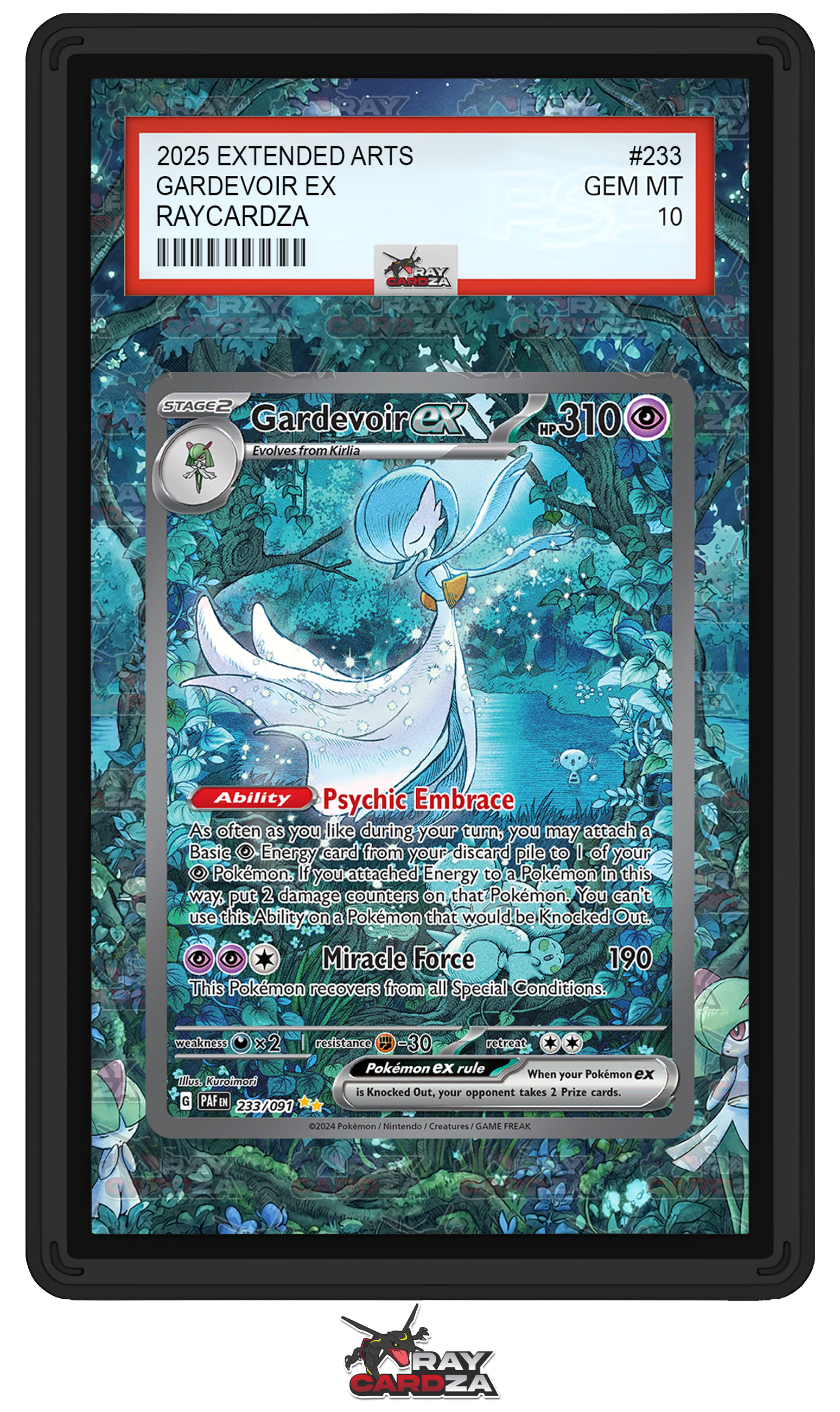 Gardevoir EX #233 EXTENDED ART Raycardza Gardevoir EX #233 EXTENDED ART Raycardza