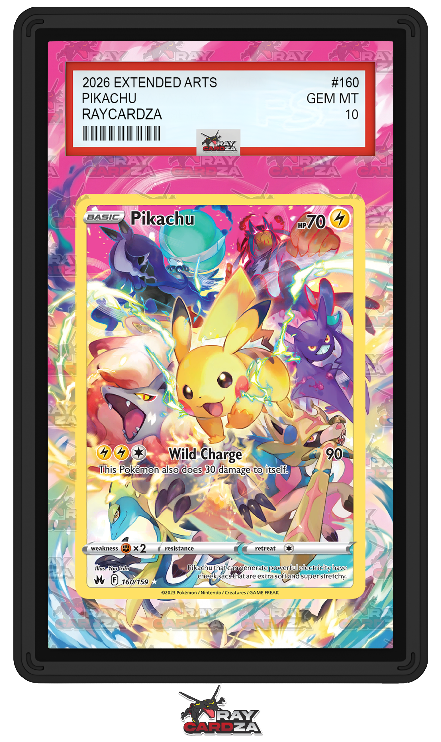 Pikachu #160 EXTENDED ART – Raycardza