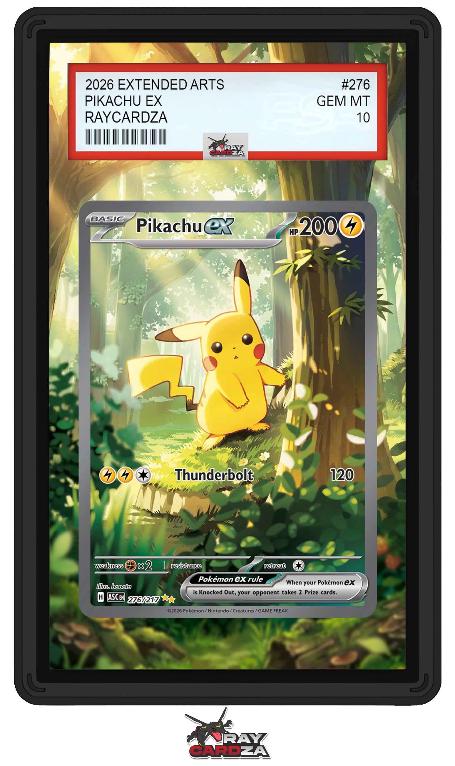 Pikachu EX #276 EXTENDED ART Raycardza Pikachu EX #276 EXTENDED ART Raycardza