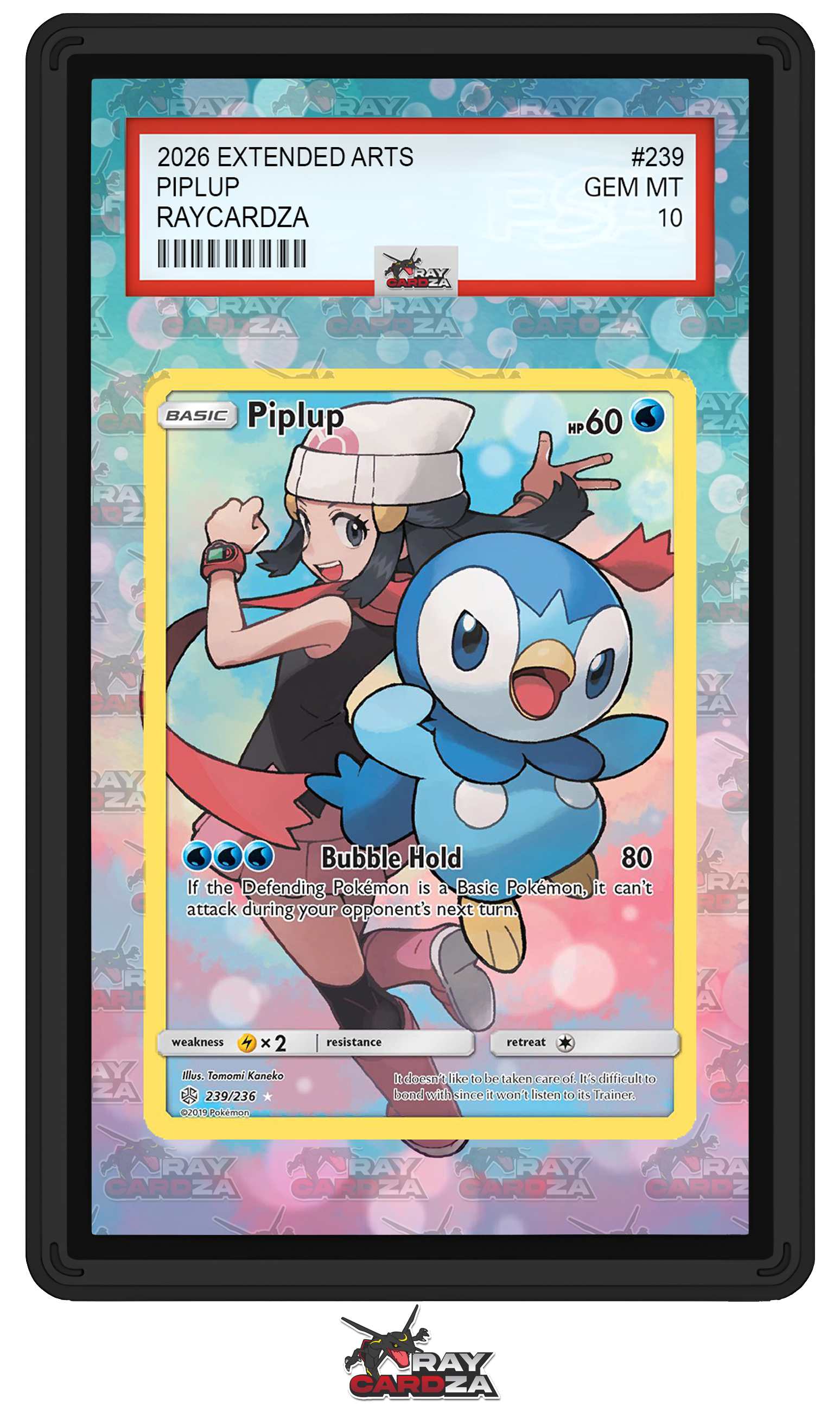 Piplup #239 EXTENDED ART – Raycardza