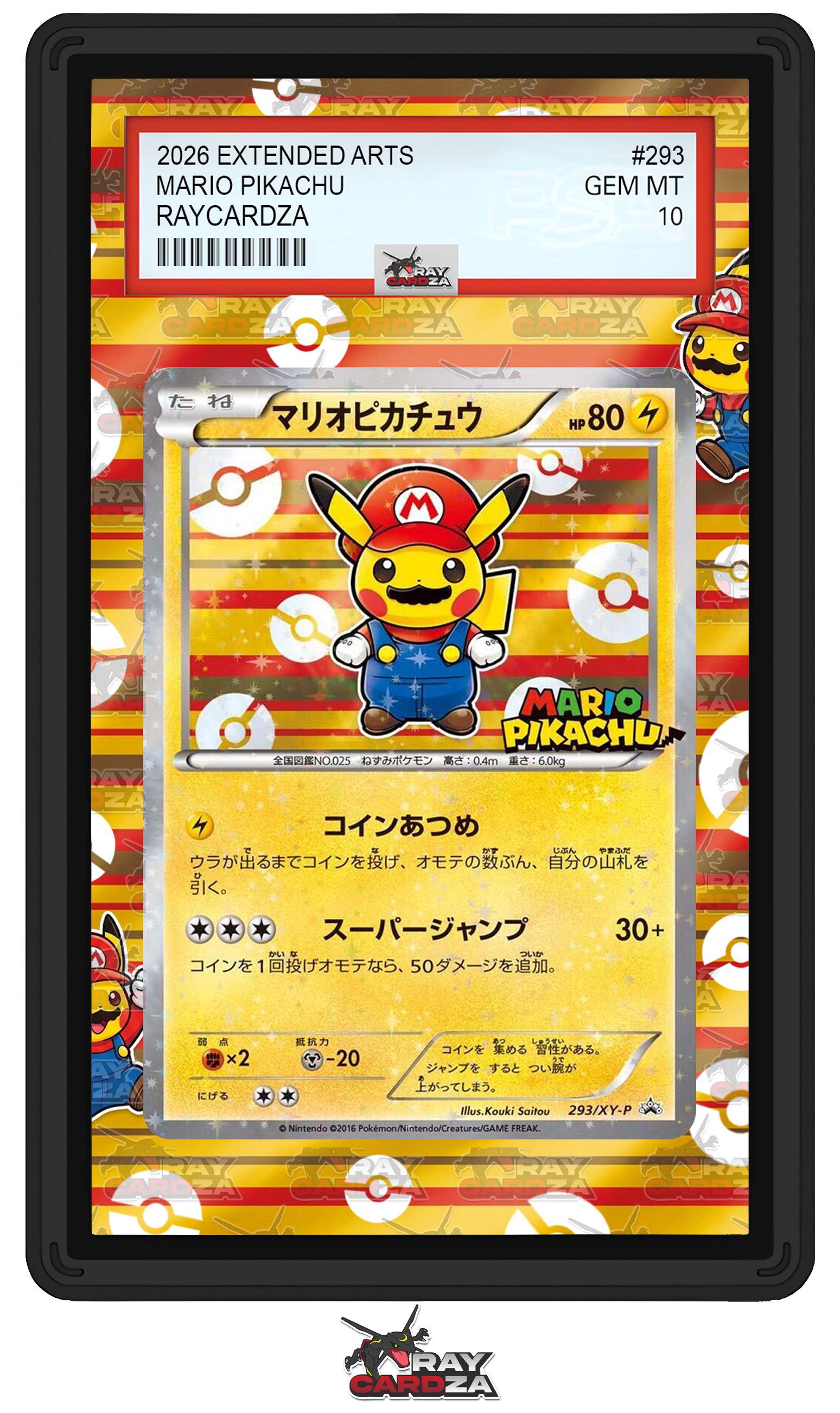 half art pokemon cards Mario Poncho #293 EXTENDED ART – Raycardza Quantity:Playset (4 Copies) A new addition to 9-12 years