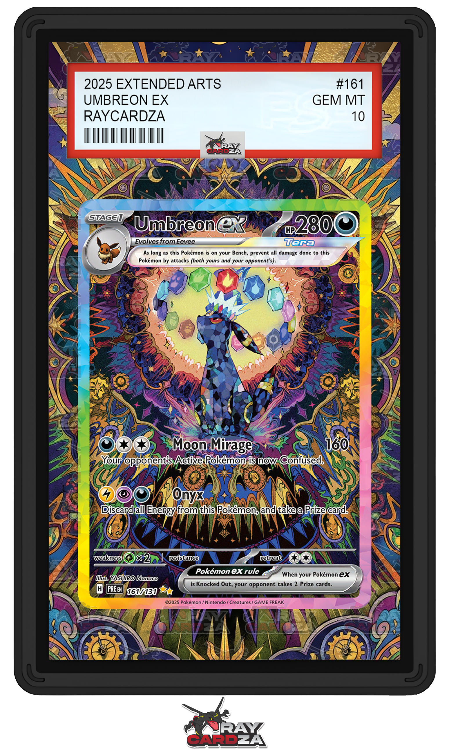 Umbreon EX #161 EXTENDED ART – Raycardza
