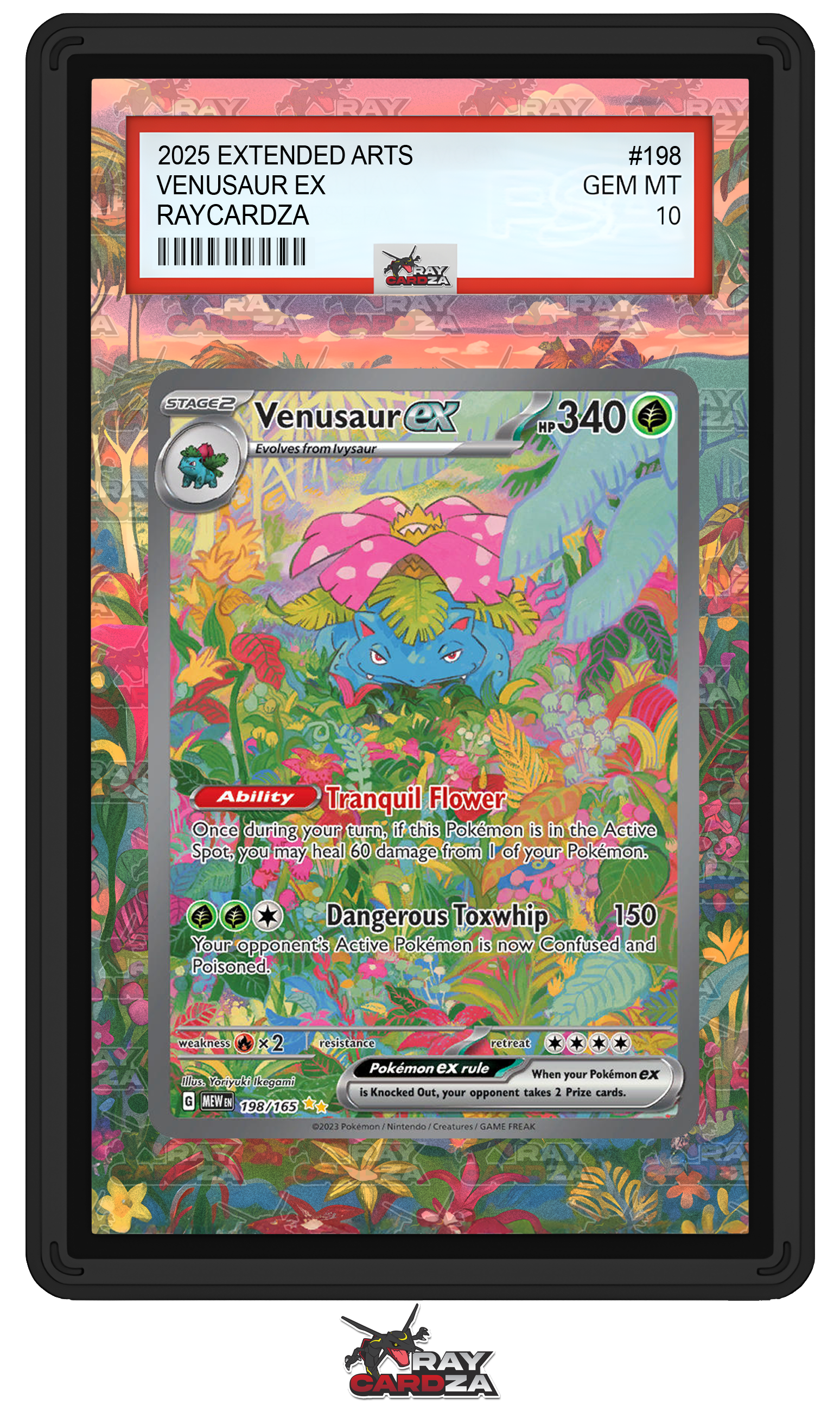 Venusaur EX #198 EXTENDED ART Raycardza Venusaur EX #198 EXTENDED ART Raycardza