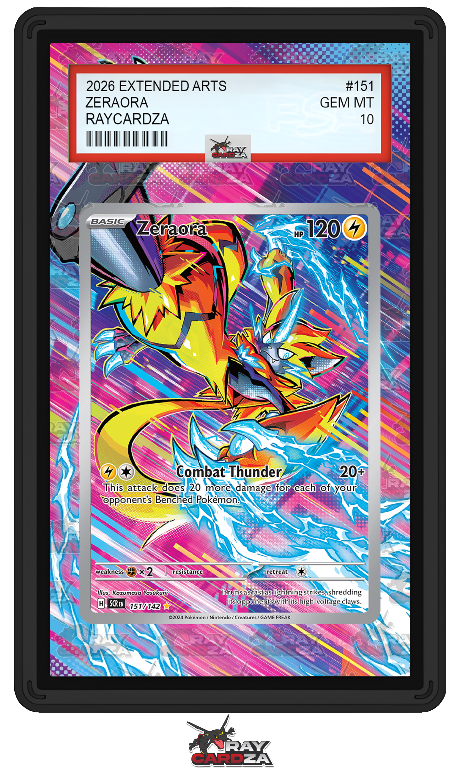 Zeraora #151 EXTENDED ART – Raycardza