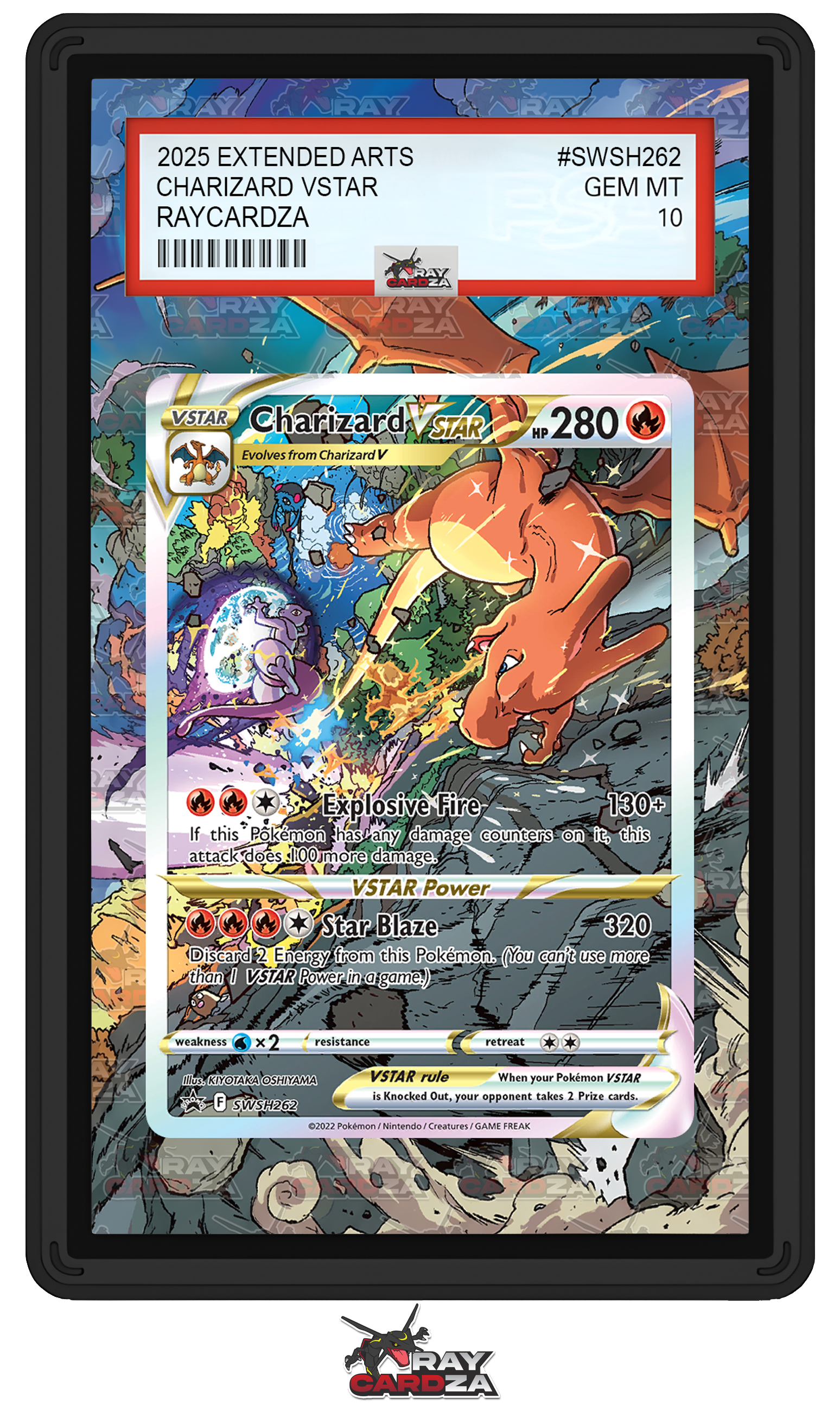 Charizard VSTAR #SWSH262 EXTENDED ART Raycardza Charizard VSTAR #SWSH262 EXTENDED ART Raycardza
