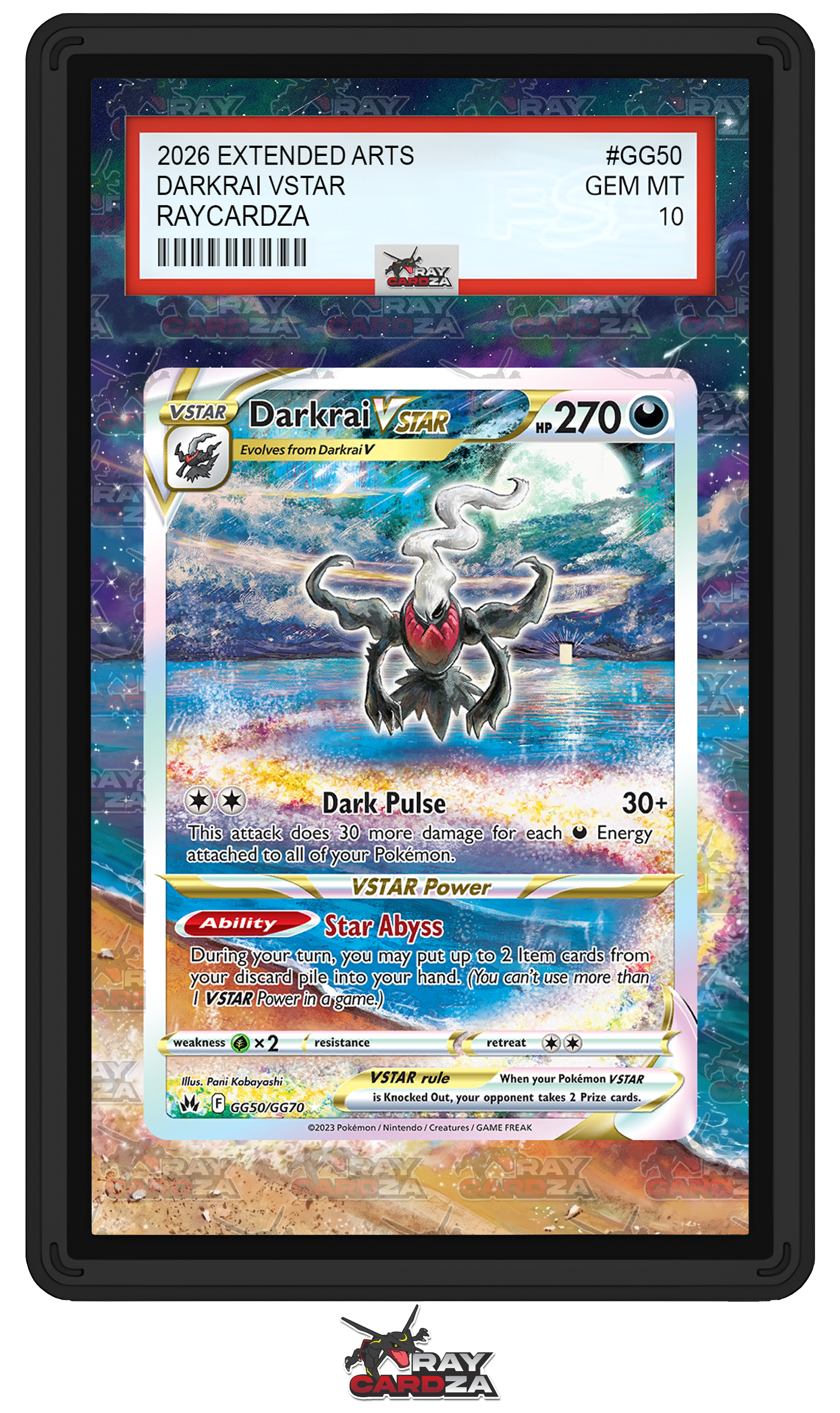 darkrai vstar pokemon card Darkrai VSTAR #GG50 EXTENDED ART