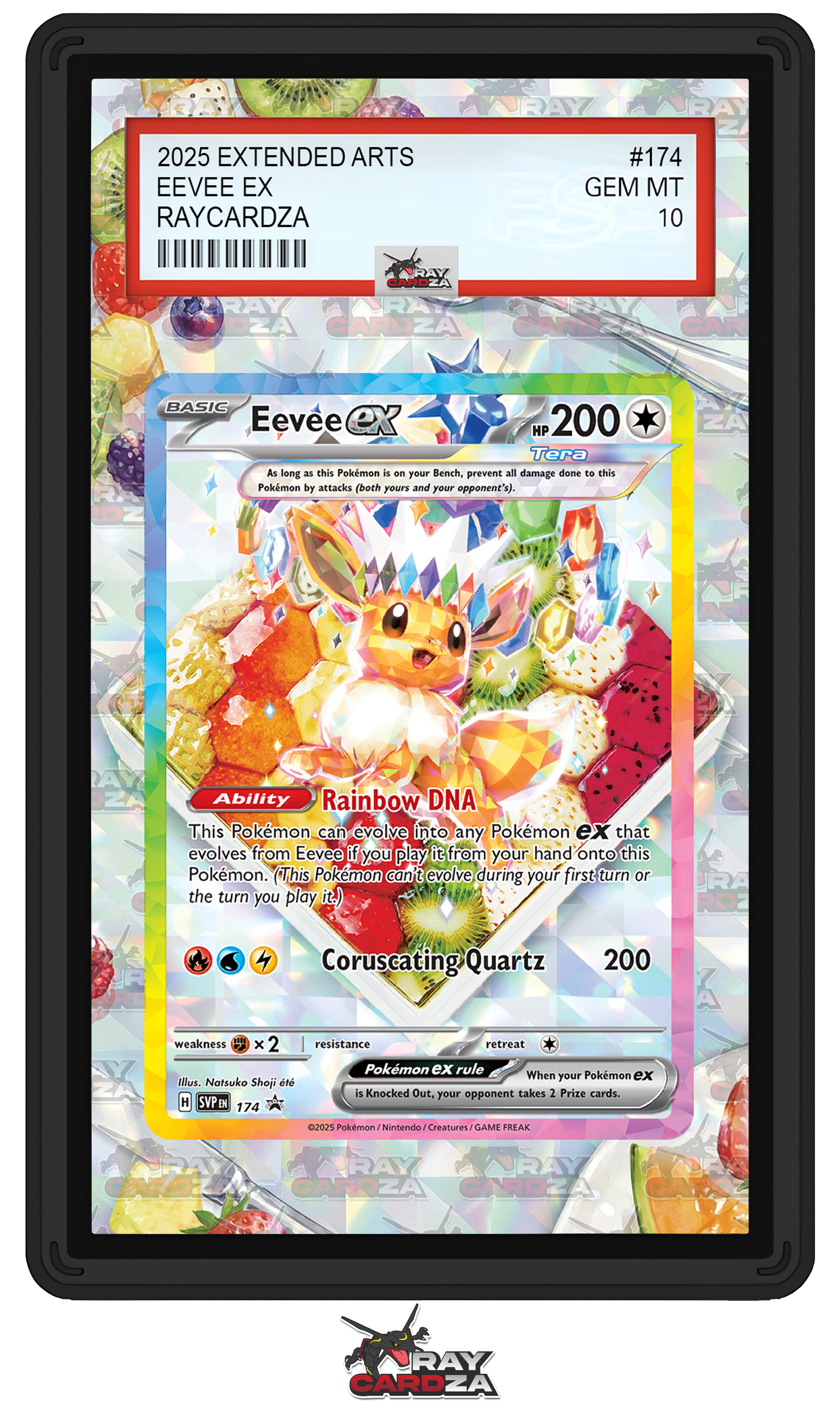 Eevee EX #174 EXTENDED ART Raycardza Eevee EX #174 EXTENDED ART Raycardza