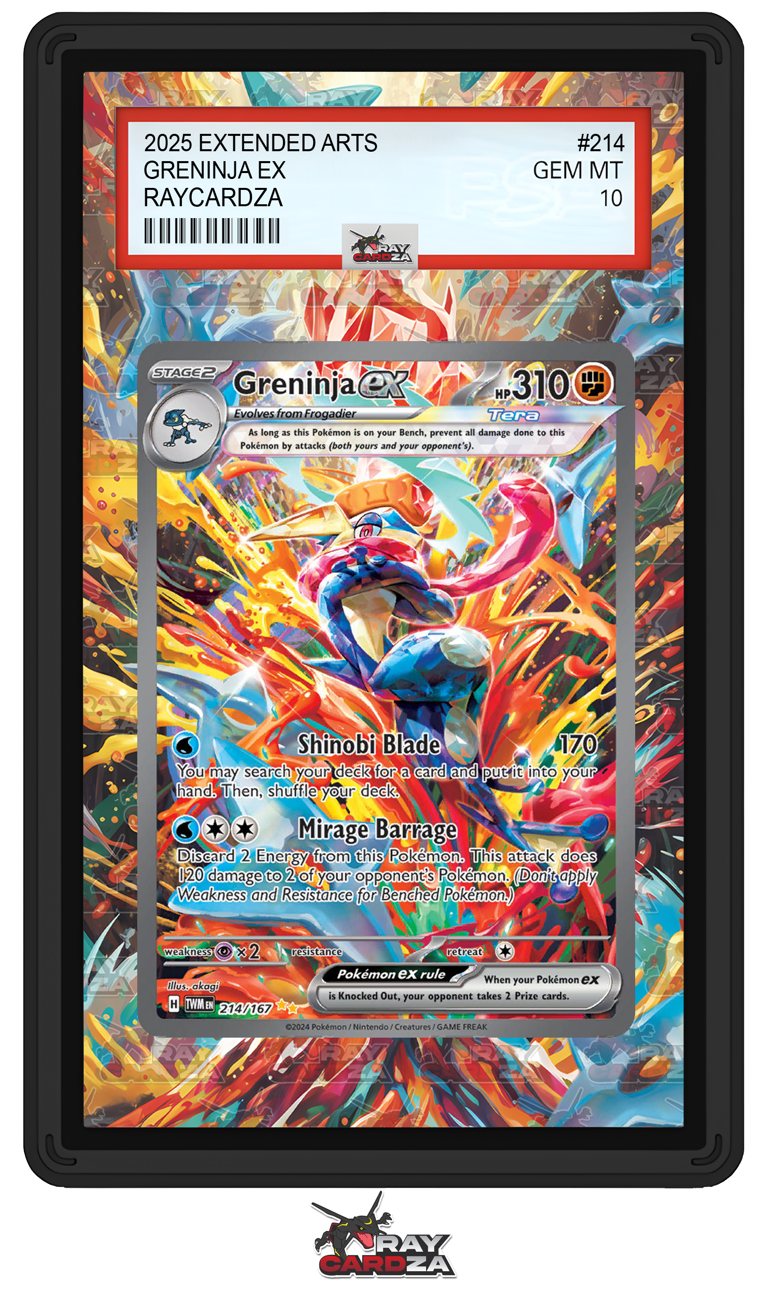 jp pokemon cards Greninja EX #214 EXTENDED ART – Raycardza