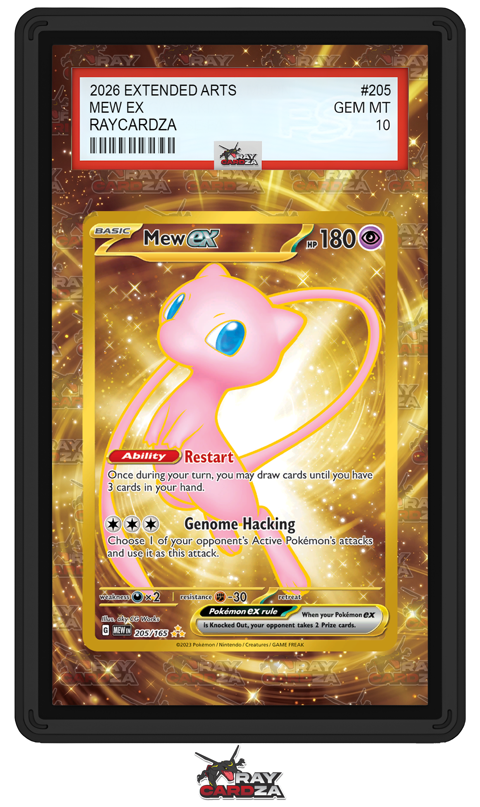 ポケモンカード Mew ex #205 SPECIAL ART RARE Mew EX #205 EXTENDED ART – Raycardza
