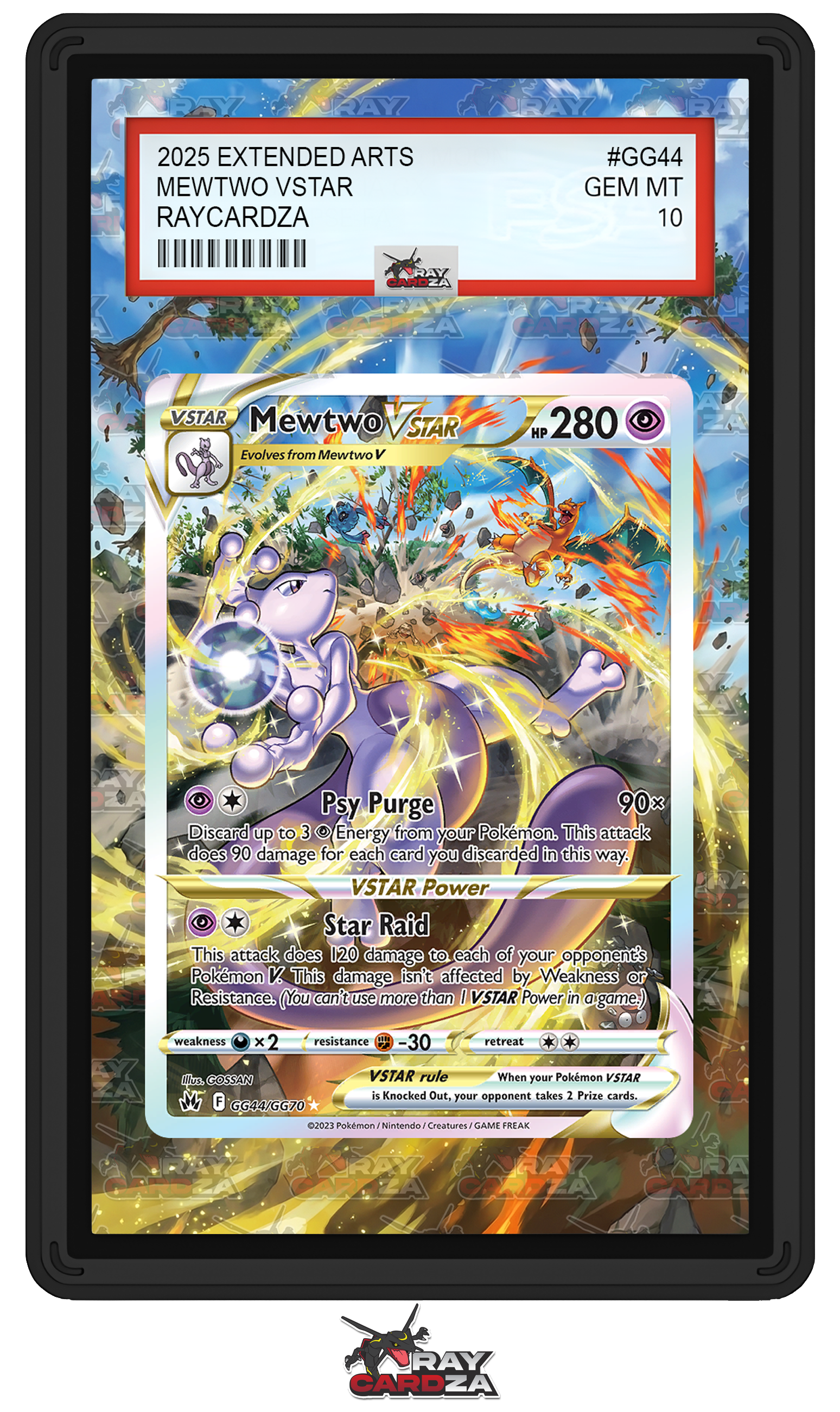 Mewtwo VSTAR #GG44 EXTENDED ART – Raycardza