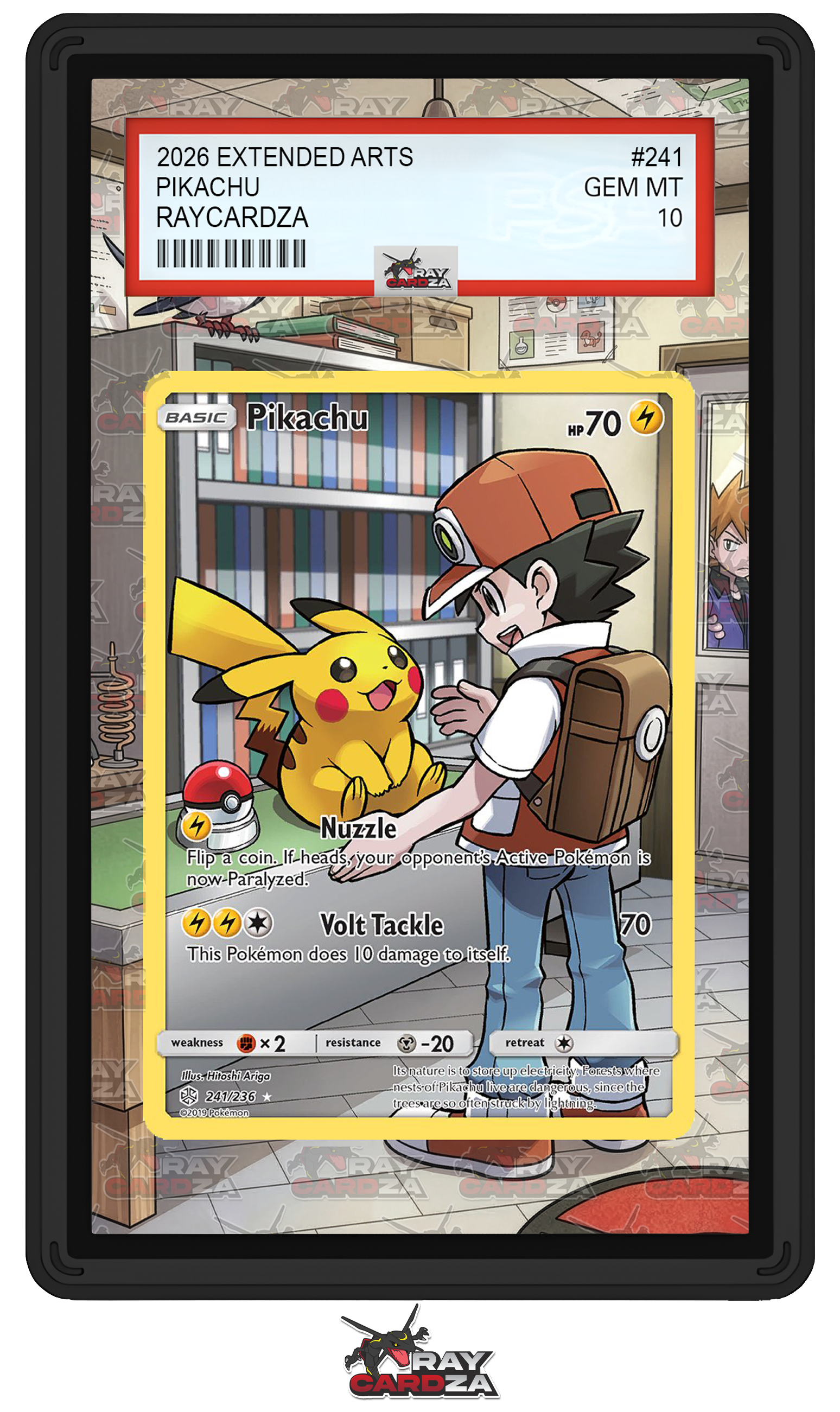 pikachu full art pokemon card Pikachu #241 EXTENDED ART – Raycardza