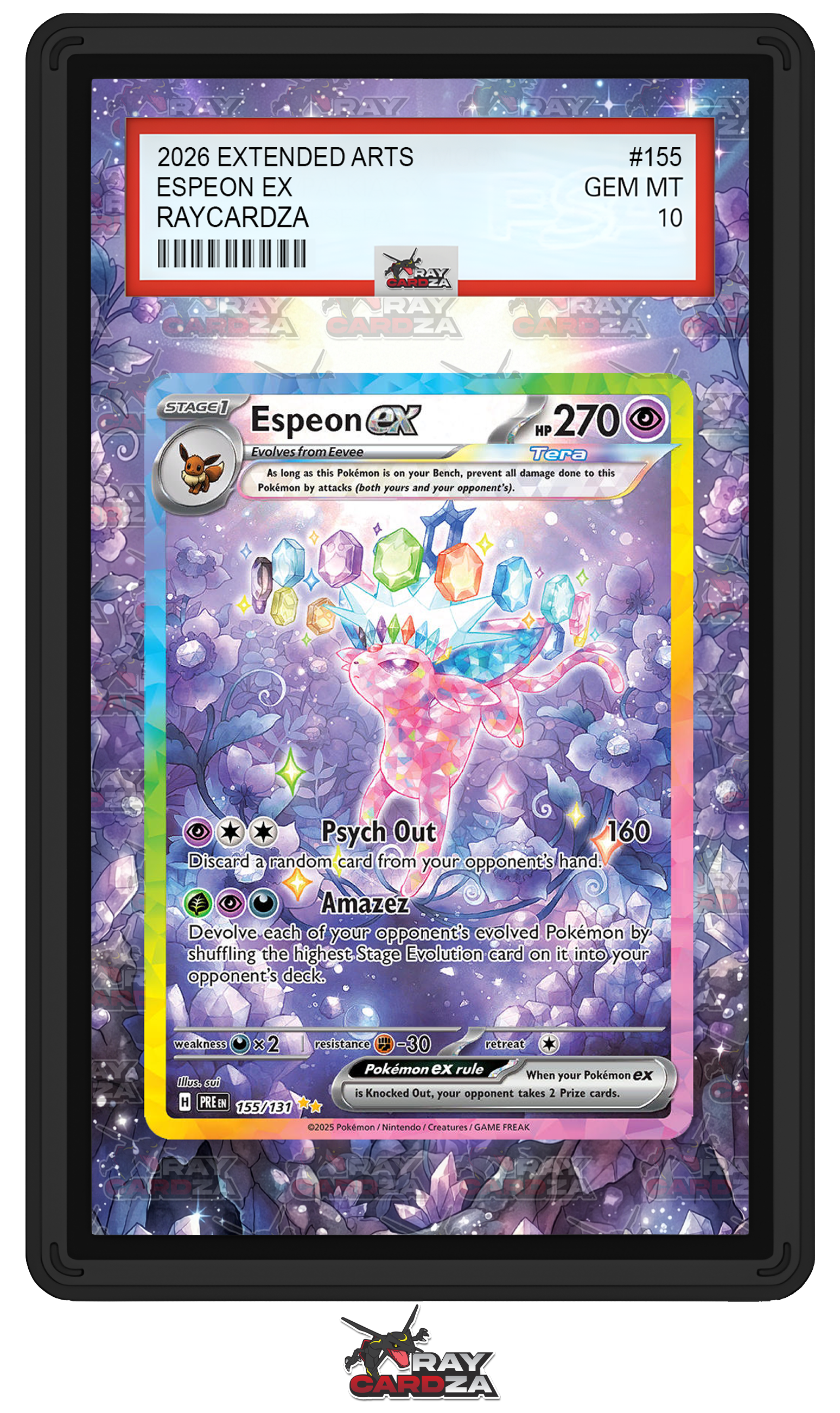 espeon ex pokemon card Espeon EX #155 EXTENDED ART – Raycardza