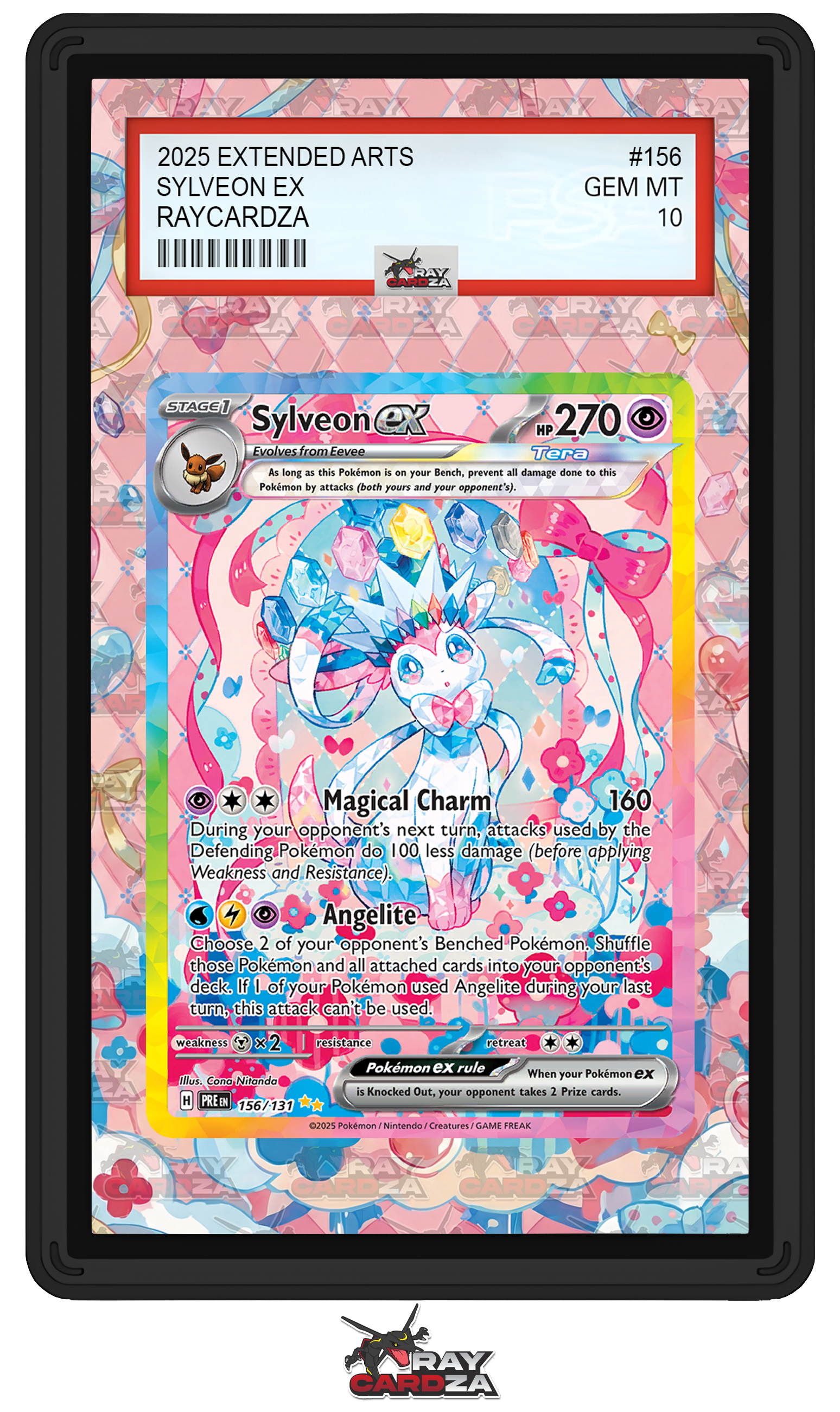 Sylveon EX #156 EXTENDED ART Raycardza Sylveon EX #156 EXTENDED ART Raycardza