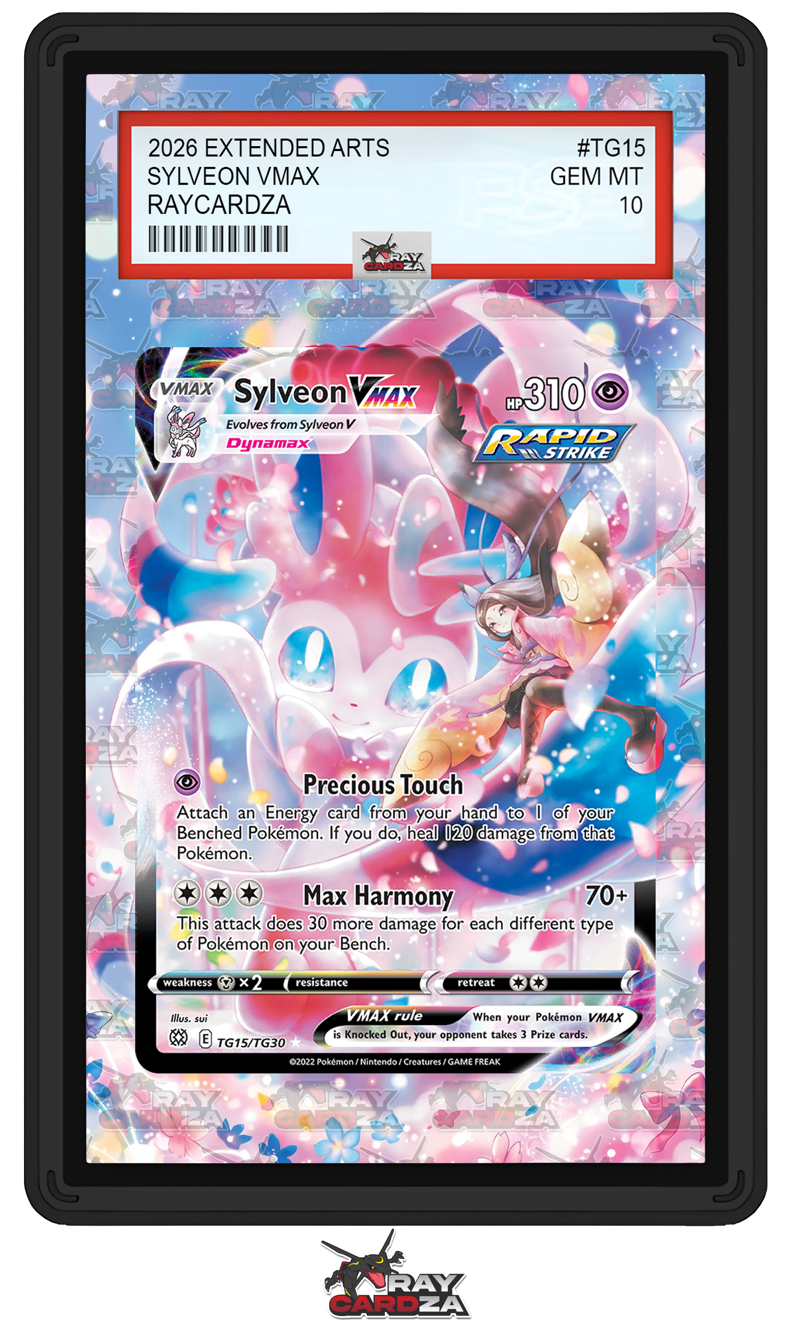 Sylveon VMAX #TG15 EXTENDED ART – Raycardza