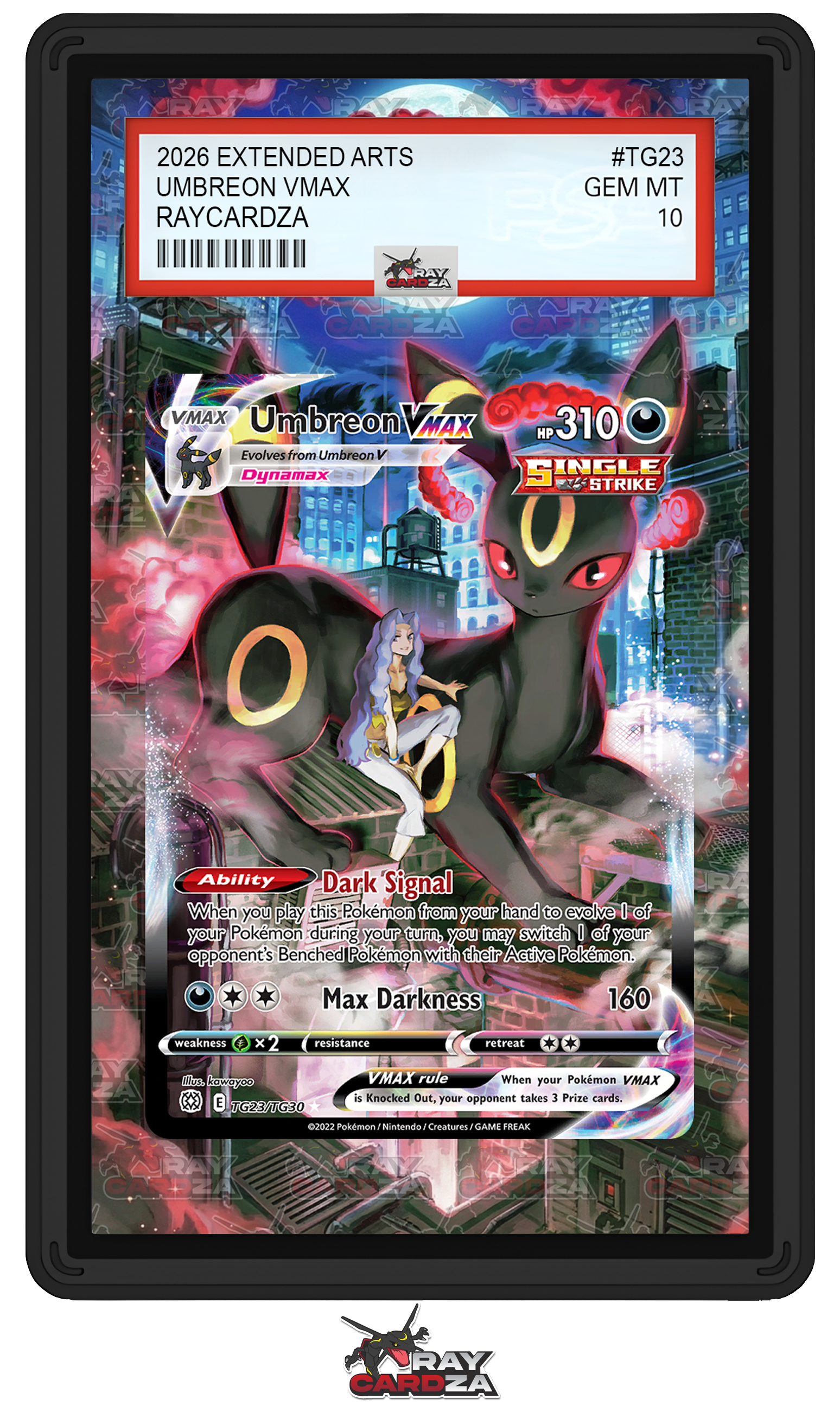 Umbreon VMAX #TG23 EXTENDED ART Raycardza Umbreon VMAX #TG23 EXTENDED ART Raycardza