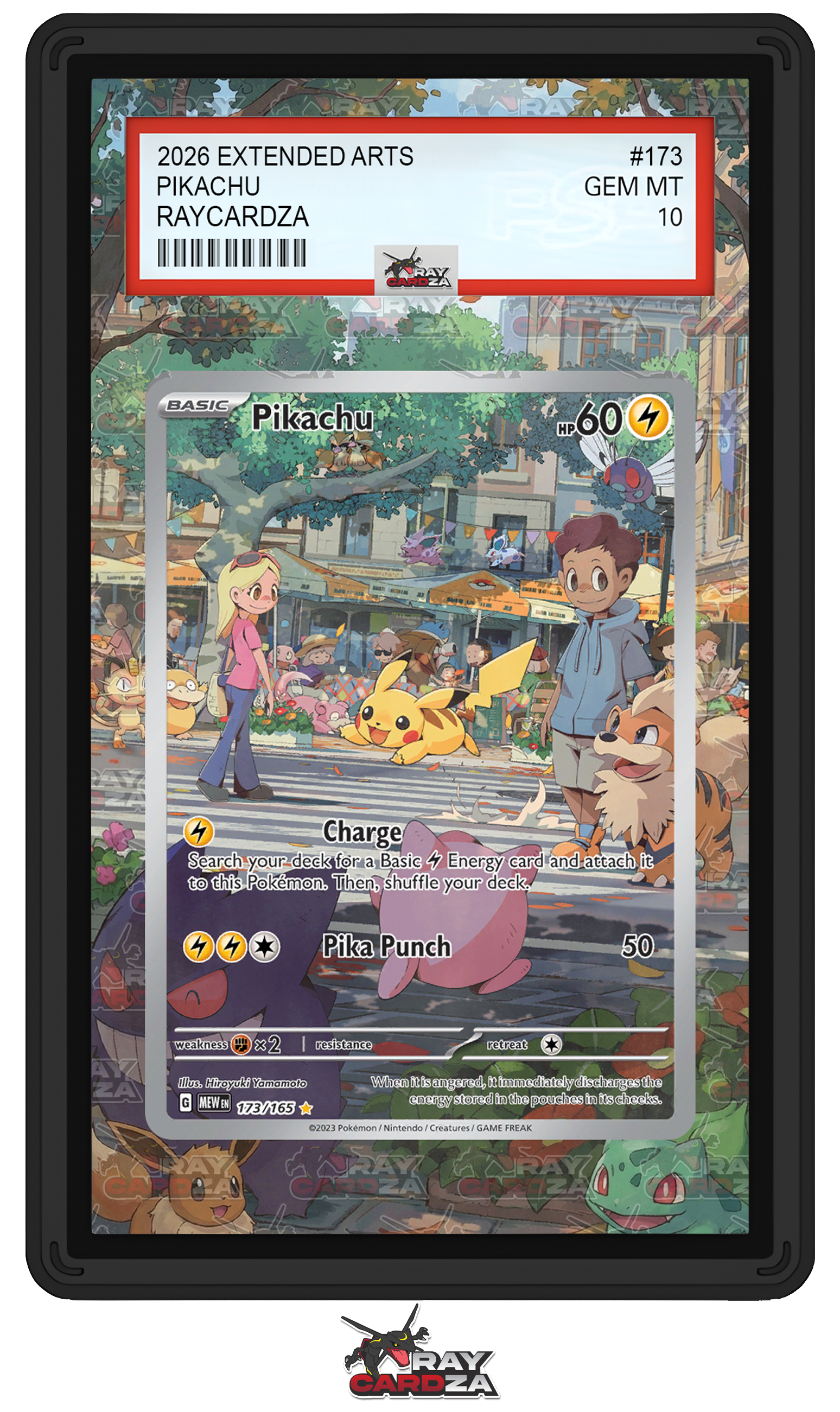 Pikachu #173 EXTENDED ART Raycardza Pikachu #173 EXTENDED ART Raycardza