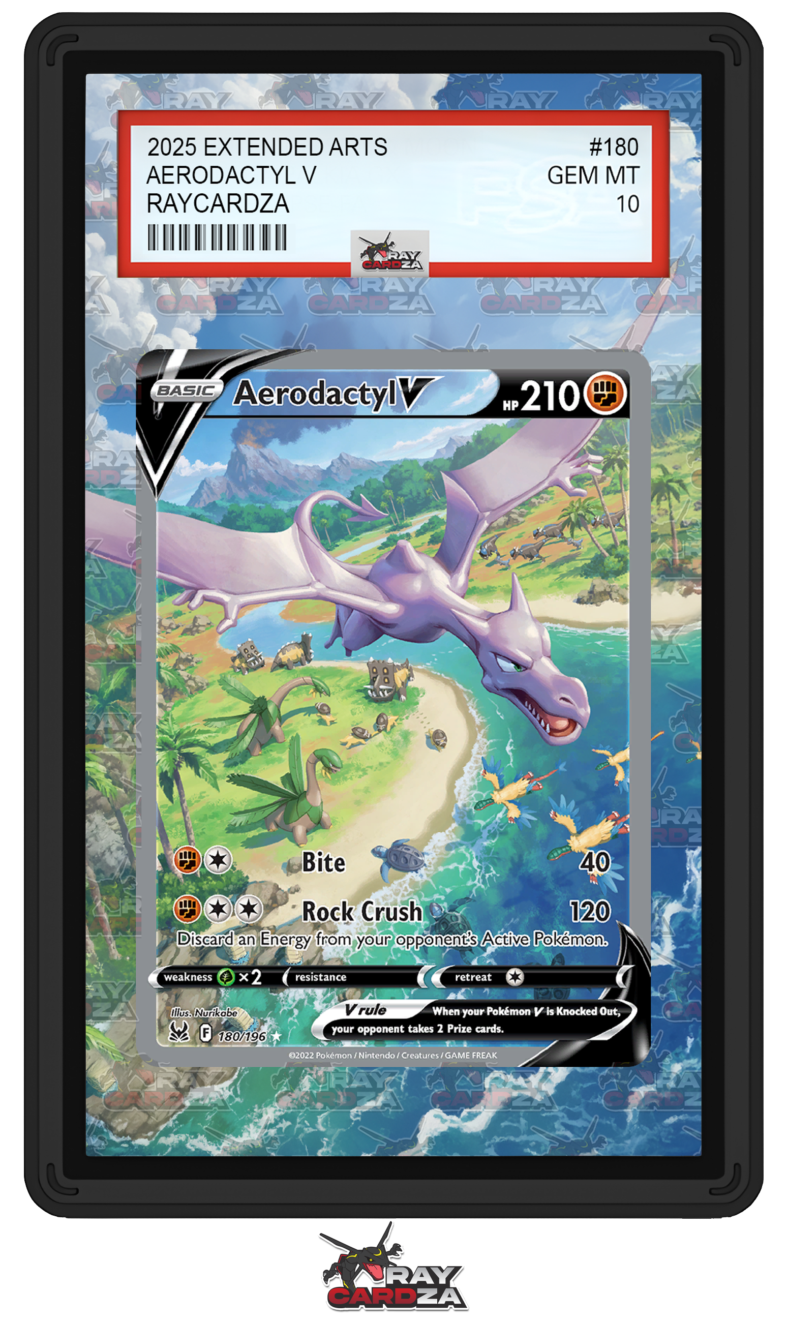 Aerodactyl V #180 EXTENDED ART