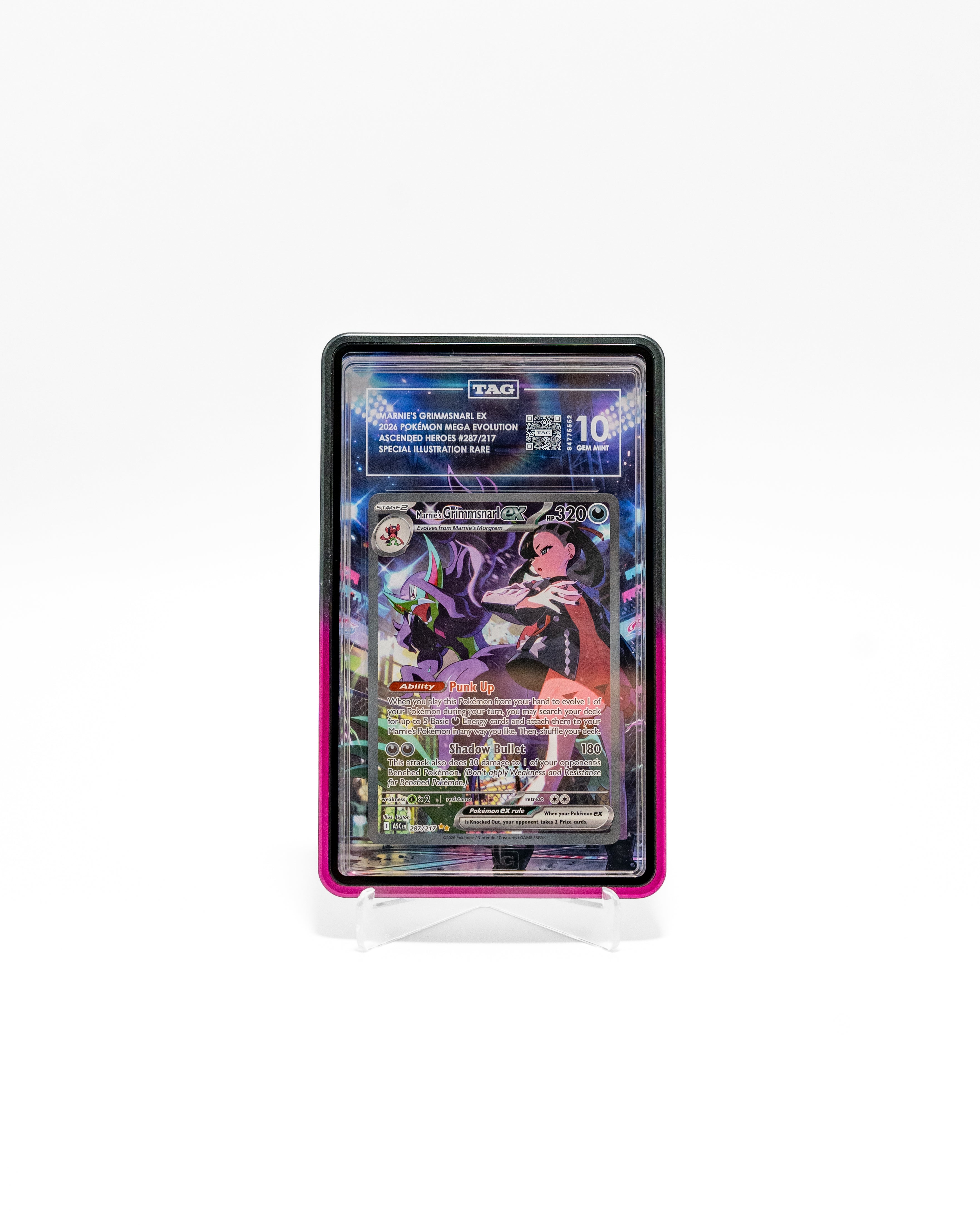Marnie's Grimmsnarl EX #287 TAG 10