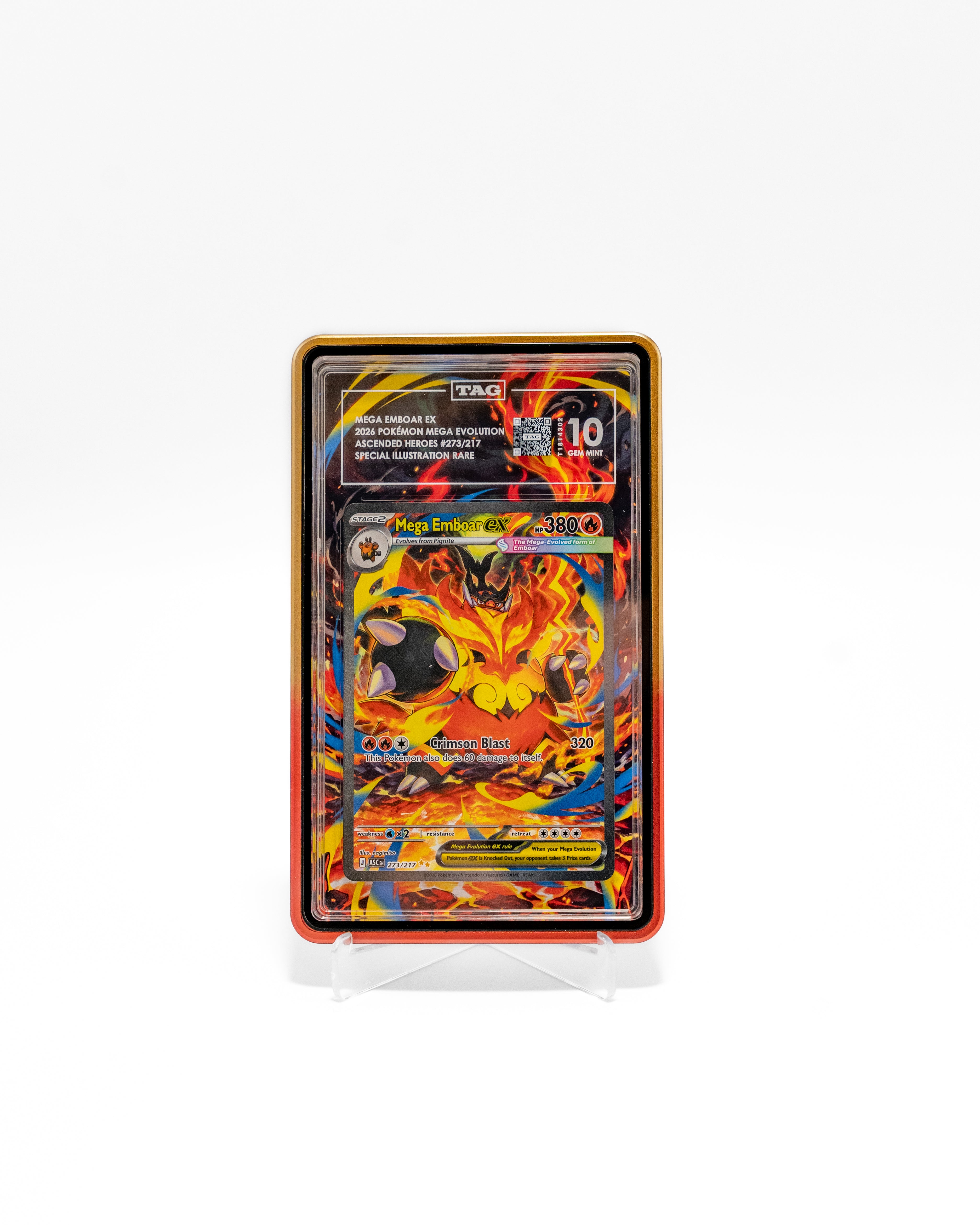 Mega Emboar EX #273 TAG 10