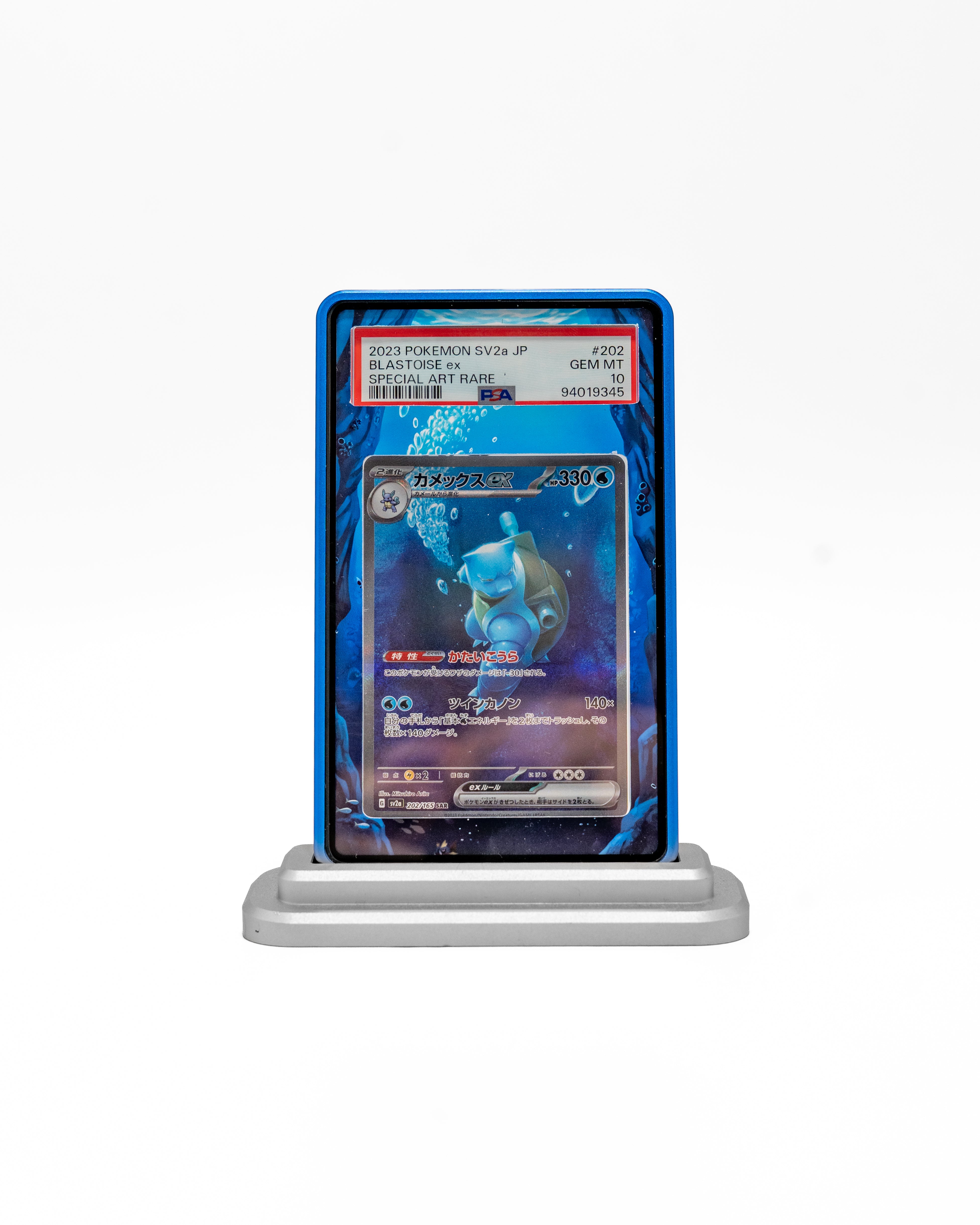 blastoise pokemon card psa 10 ex 151 MEW 200/165 Blastoise EX #202 PSA 10