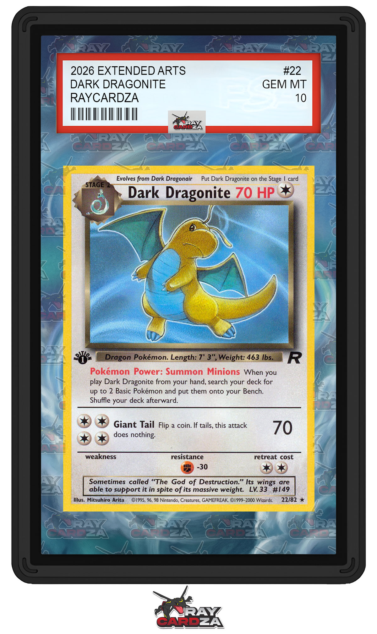 Dark Dragonite #22 EXTENDED ART
