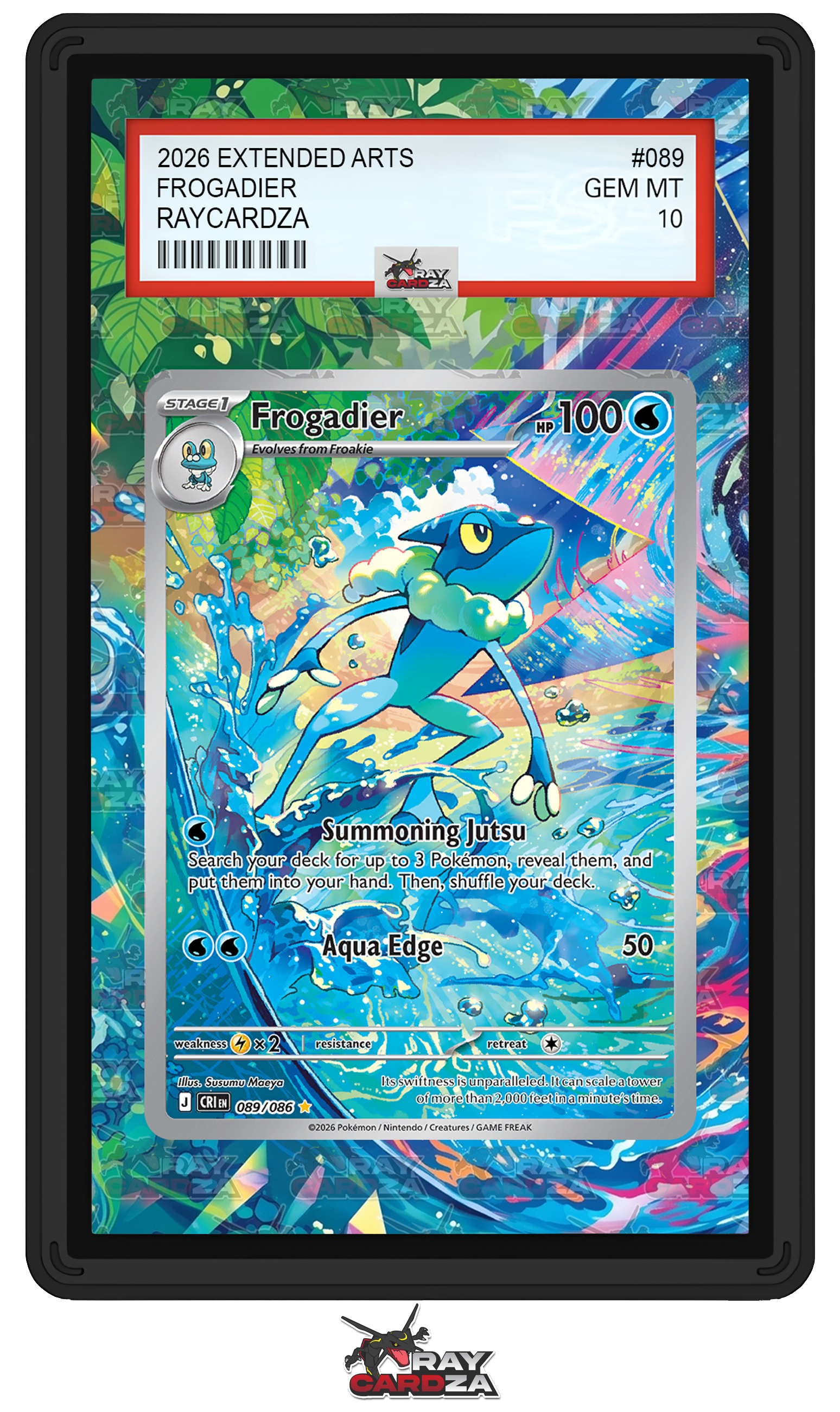 Frogadier #89 EXTENDED ART – Raycardza