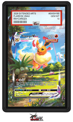 Flareon VMAX #SWSH180 EXTENDED ART – Raycardza