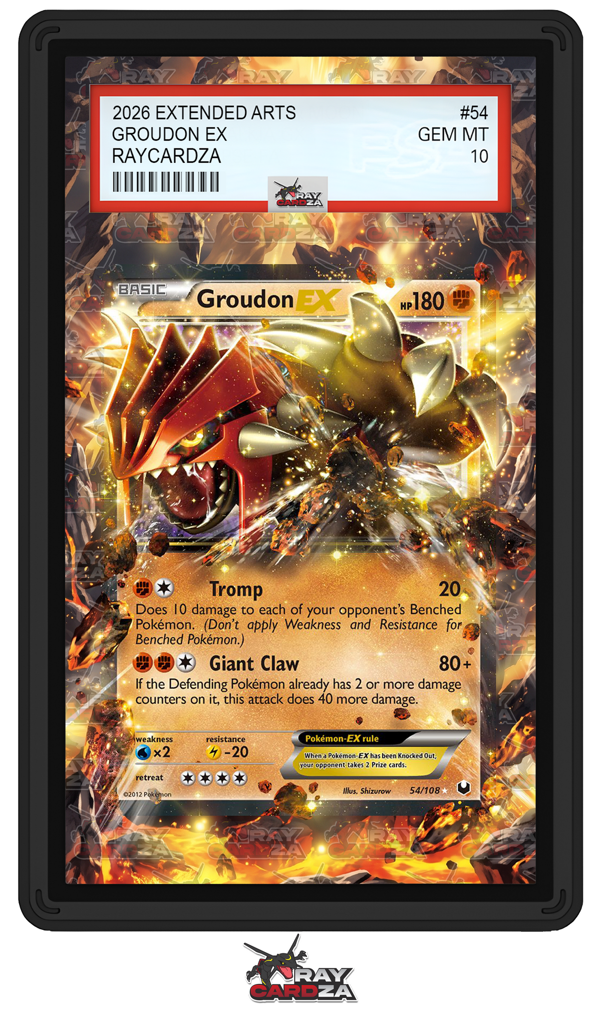 Groudon EX #54 EXTENDED ART