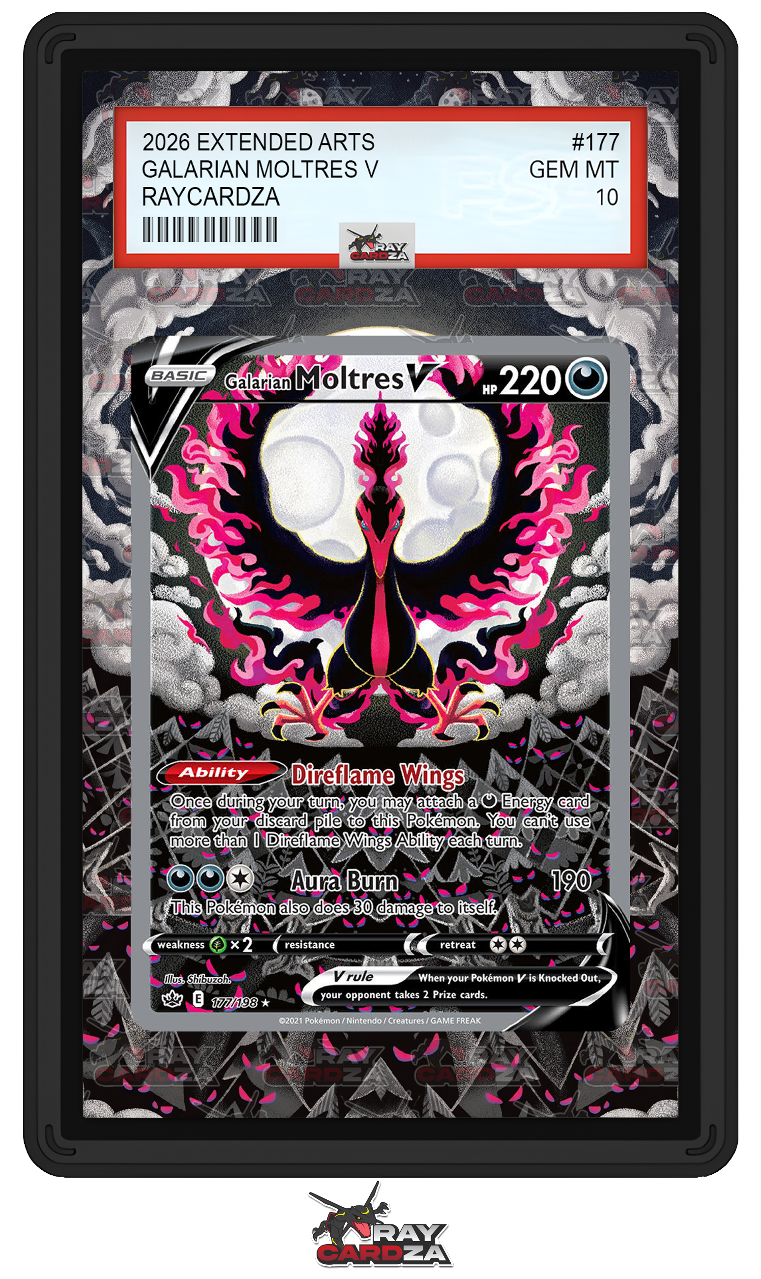 Galarian Moltres V #177 EXTENDED ART