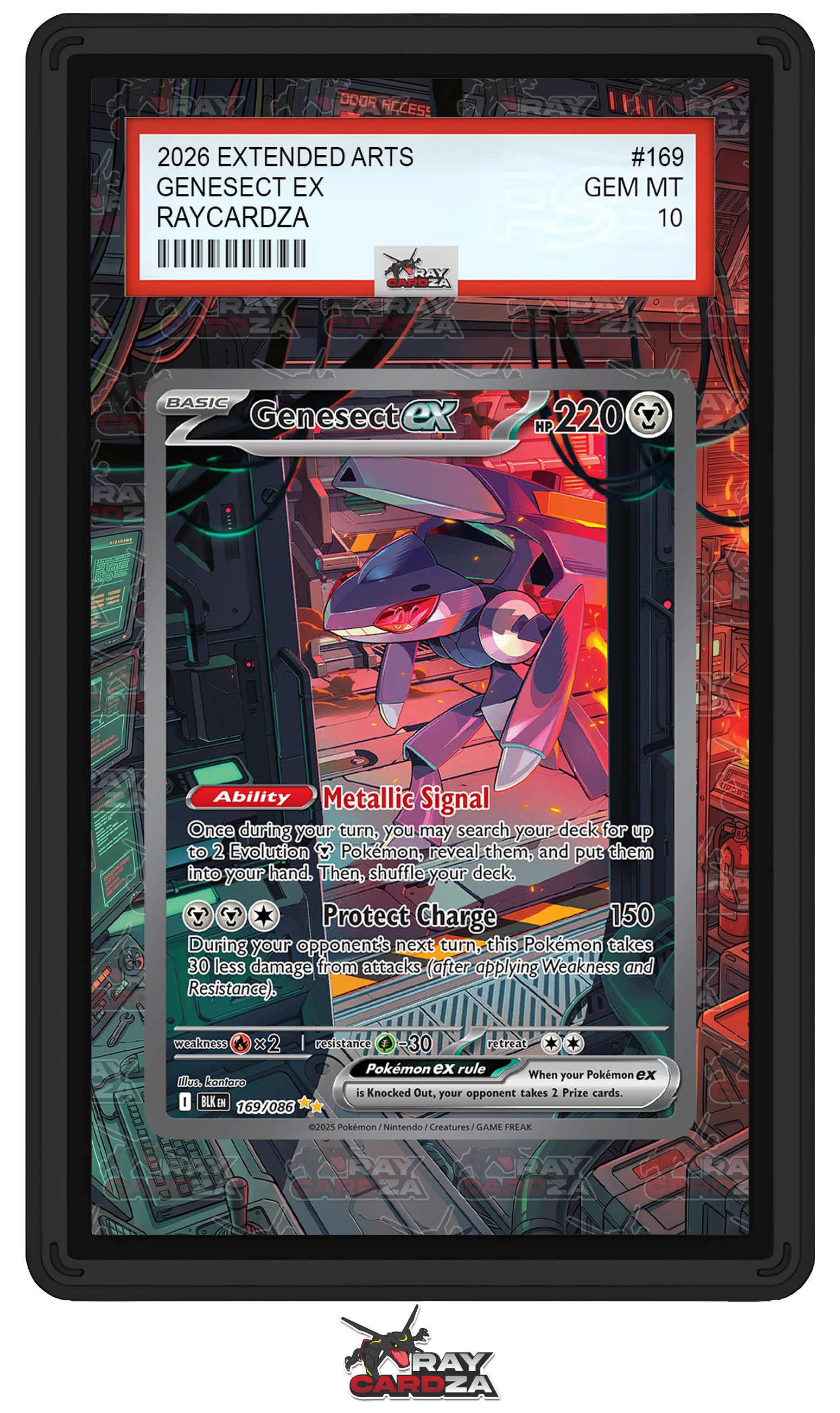 Genesect EX #169 EXTENDED ART