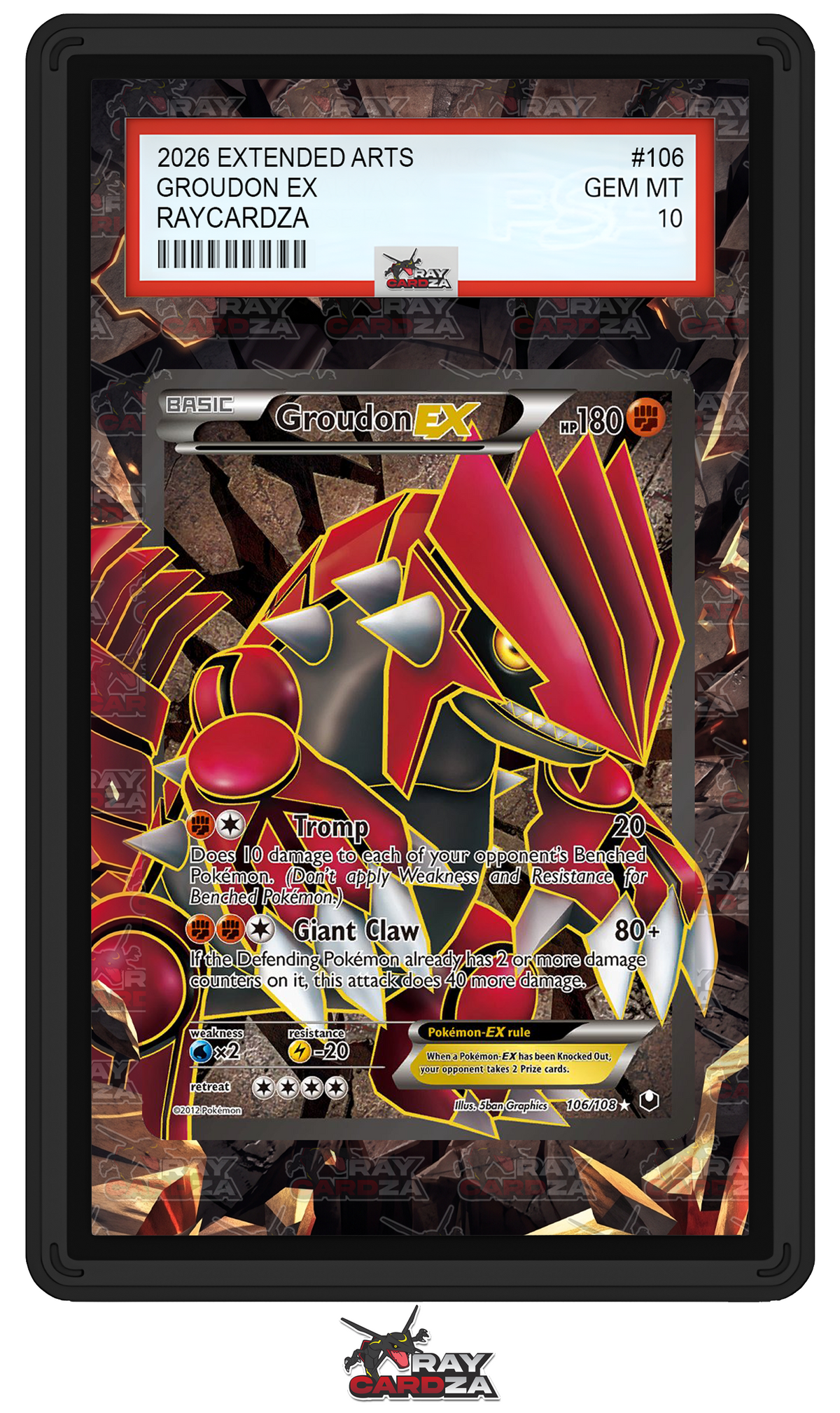 Groudon EX #106 EXTENDED ART