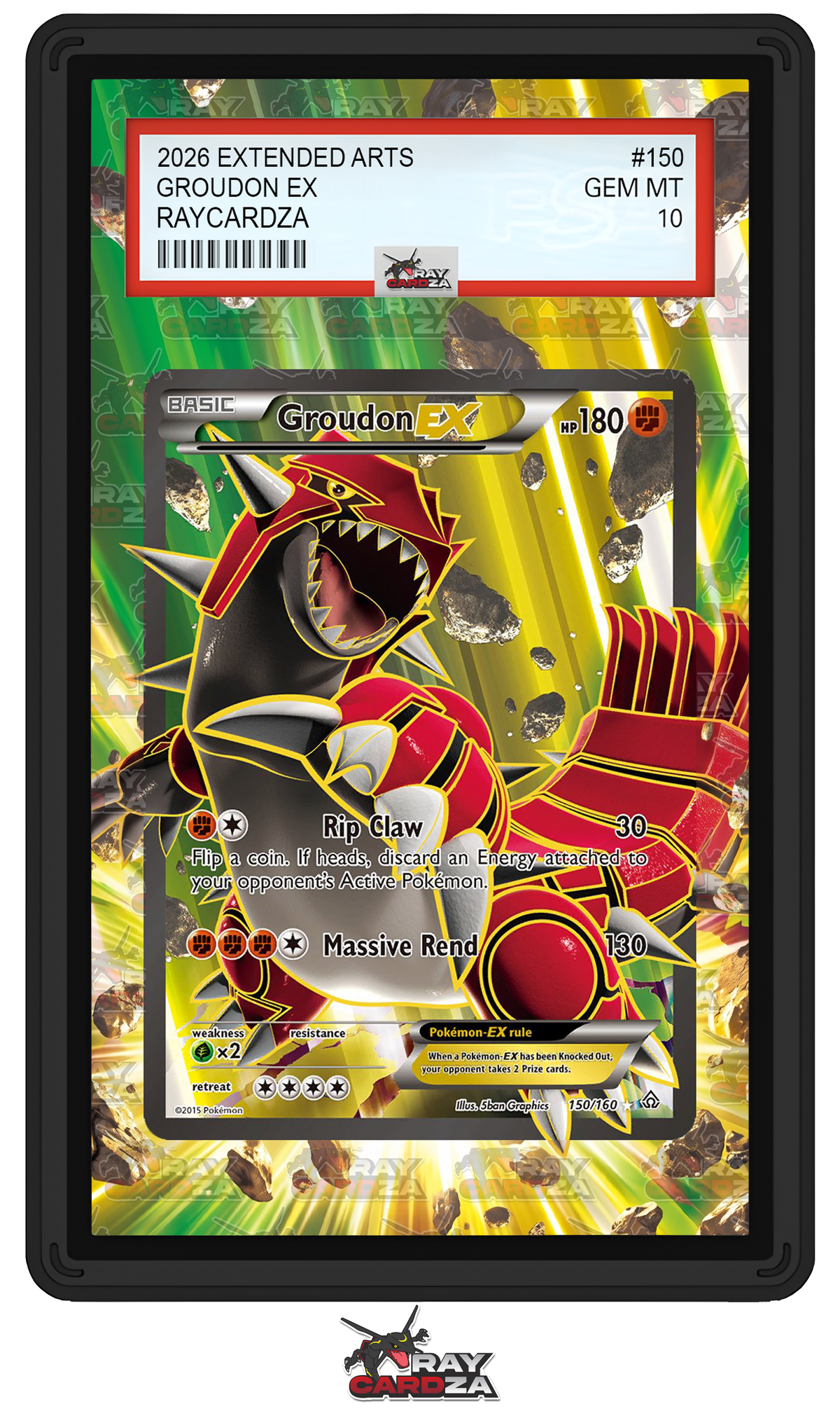 Groudon EX #150 EXTENDED ART