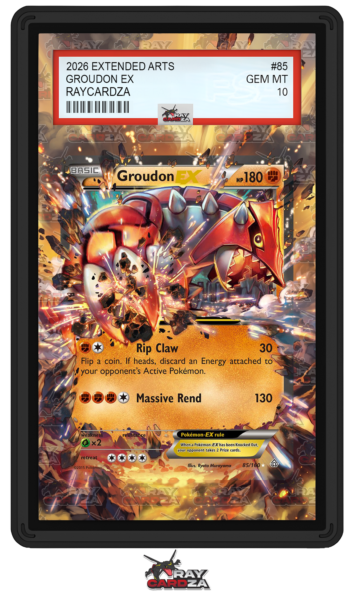 Groudon EX #85 EXTENDED ART
