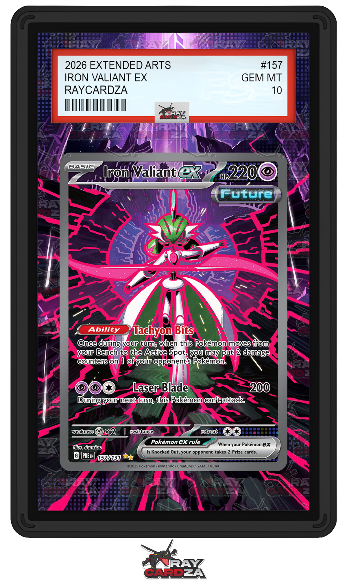 Iron Valiant EX #157 EXTENDED ART