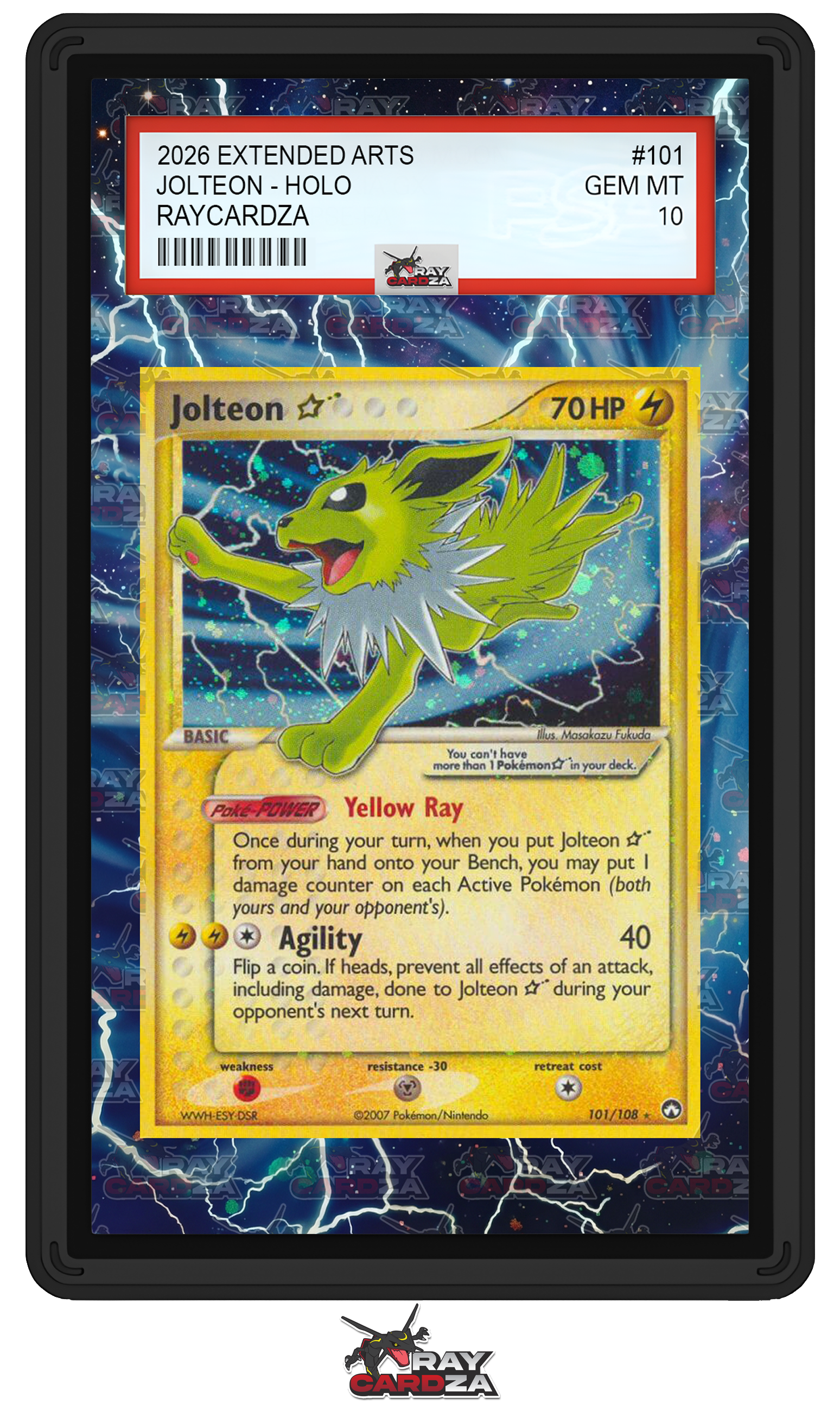 gold stars pokemon cards Jolteon Gold Star #101 EXTENDED ART – Raycardza