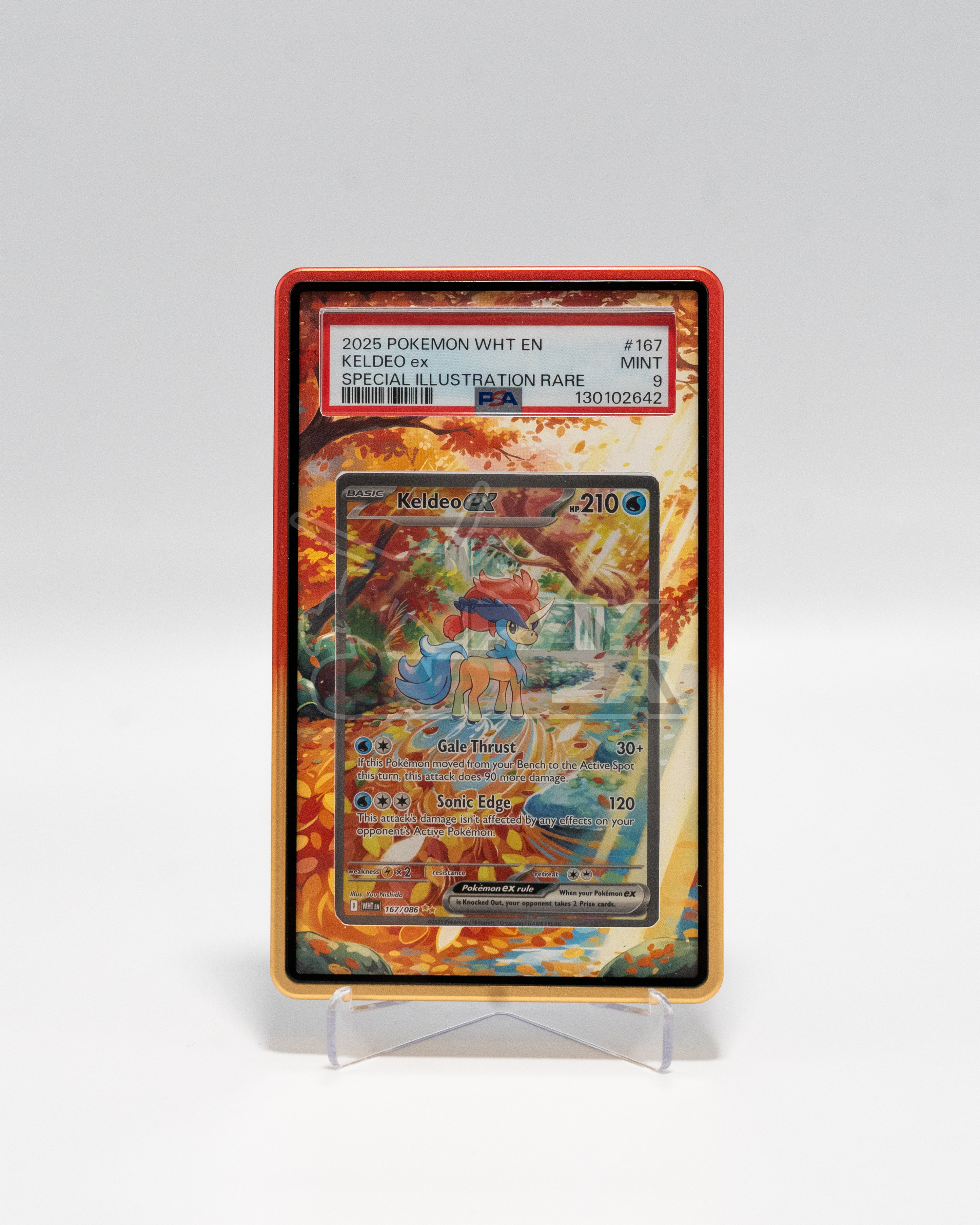Keldeo EX #167 PSA 9
