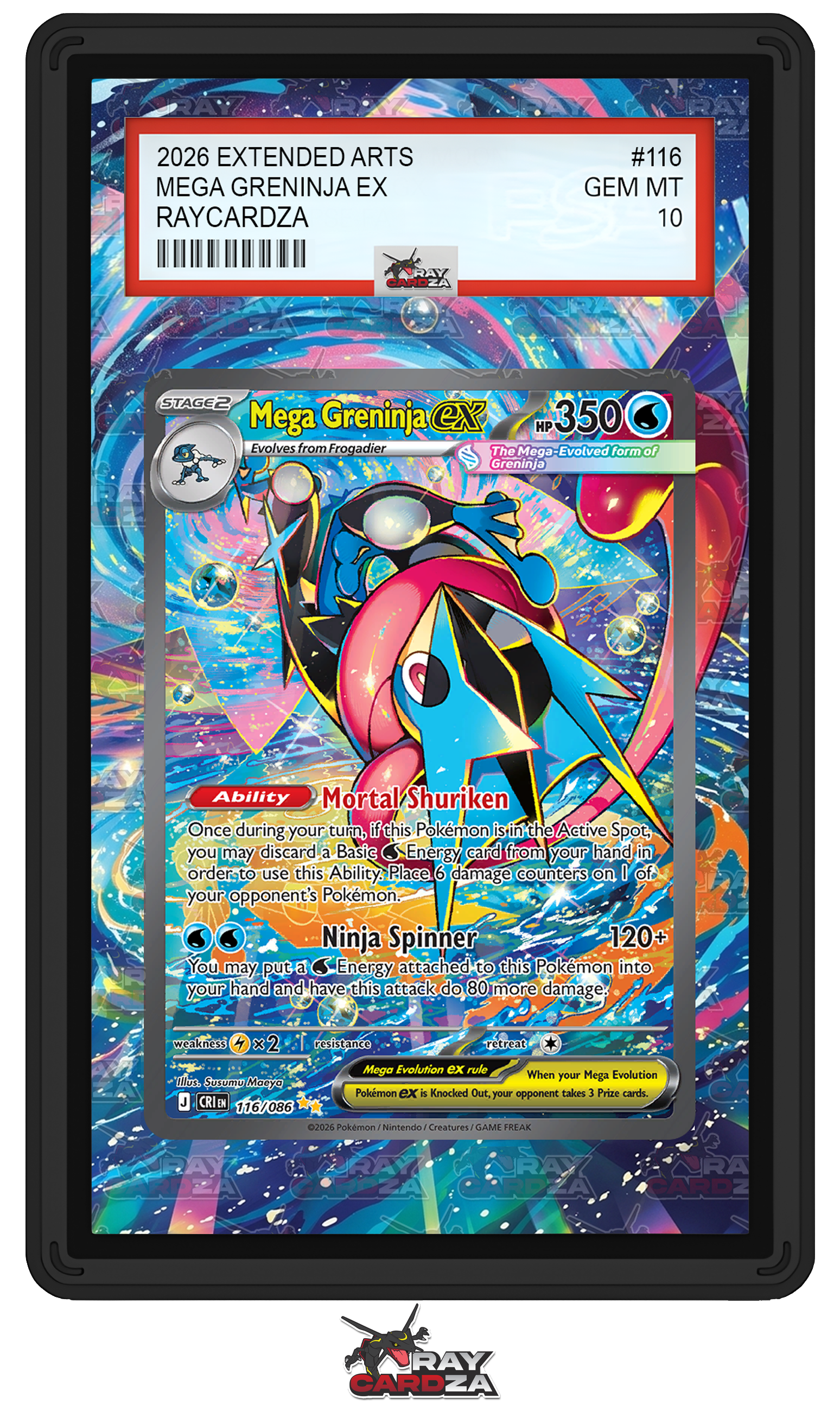 Mega Greninja EX #116 EXTENDED ART