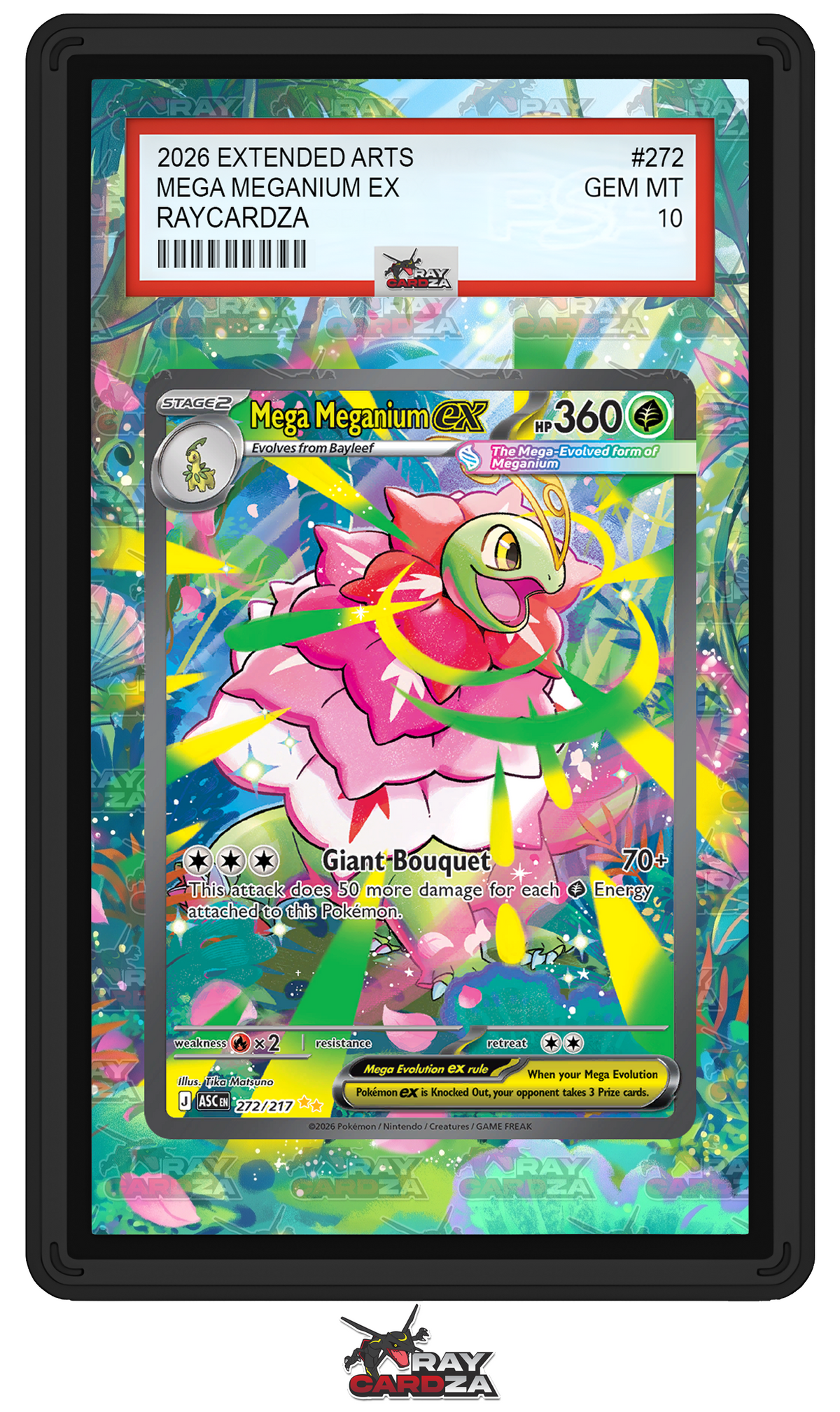 Mega Meganium EX #272 EXTENDED ART